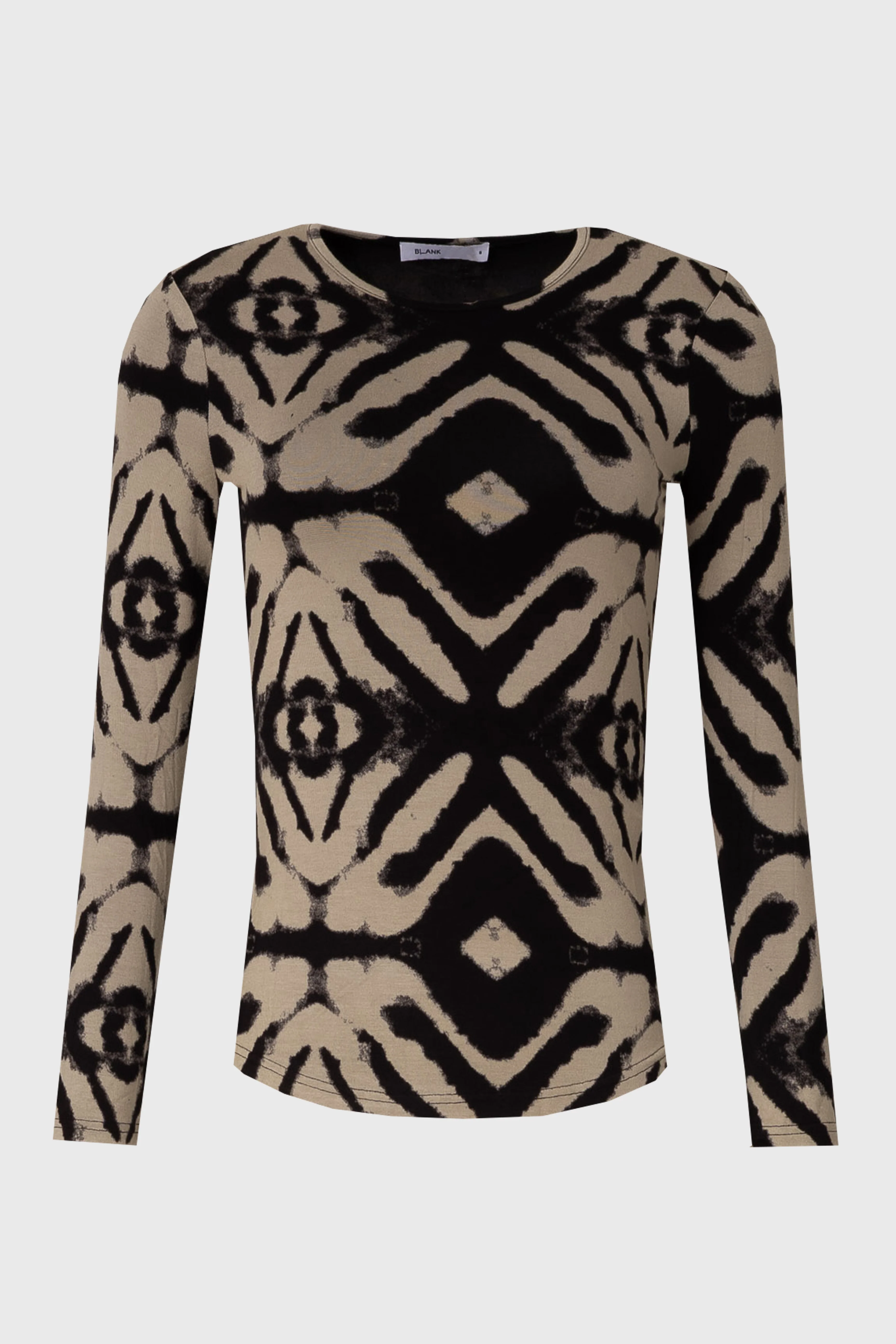 Black and Tan Printed T-Shirt - Image 5
