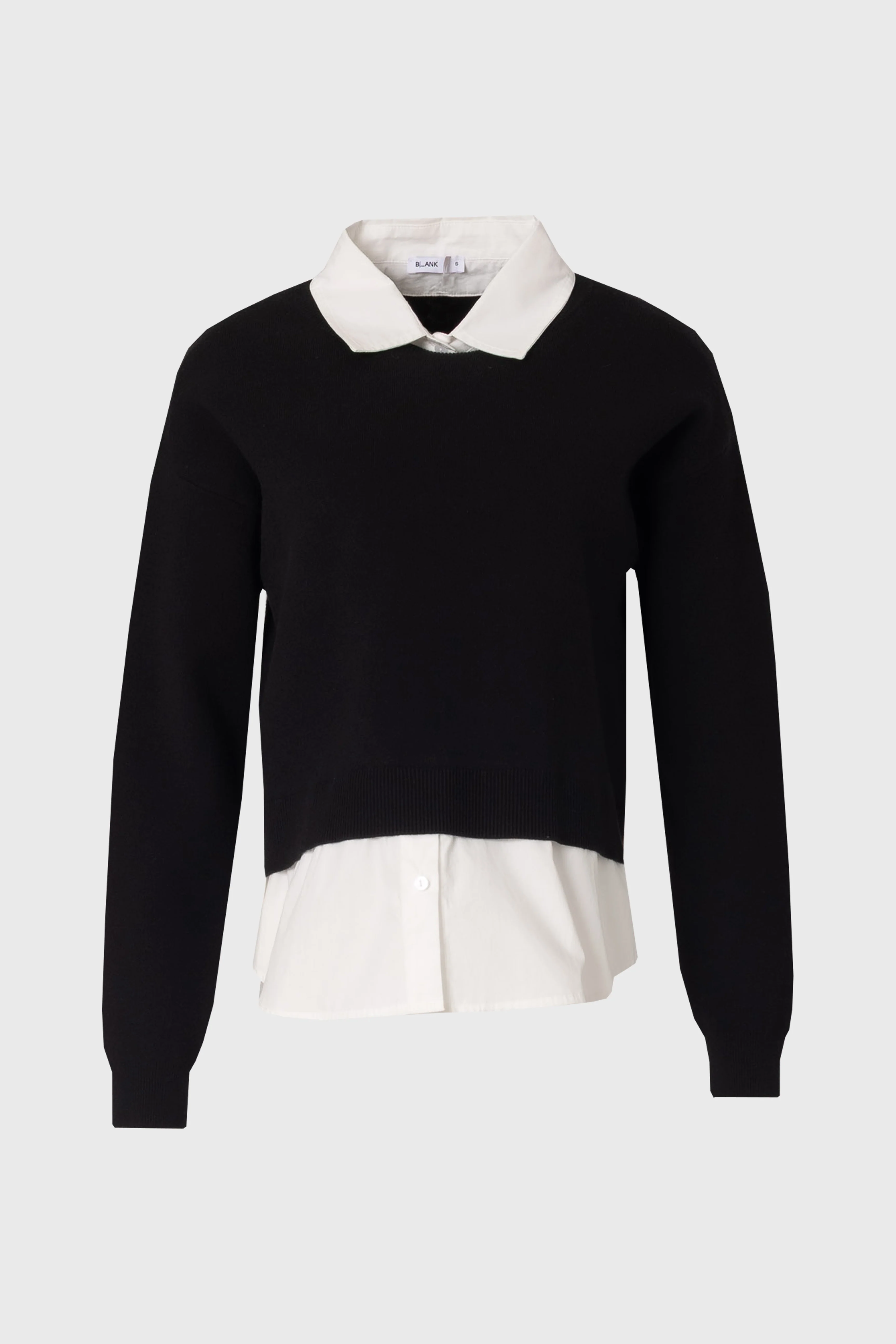 Black Combo Blouse Sweater - Image 6