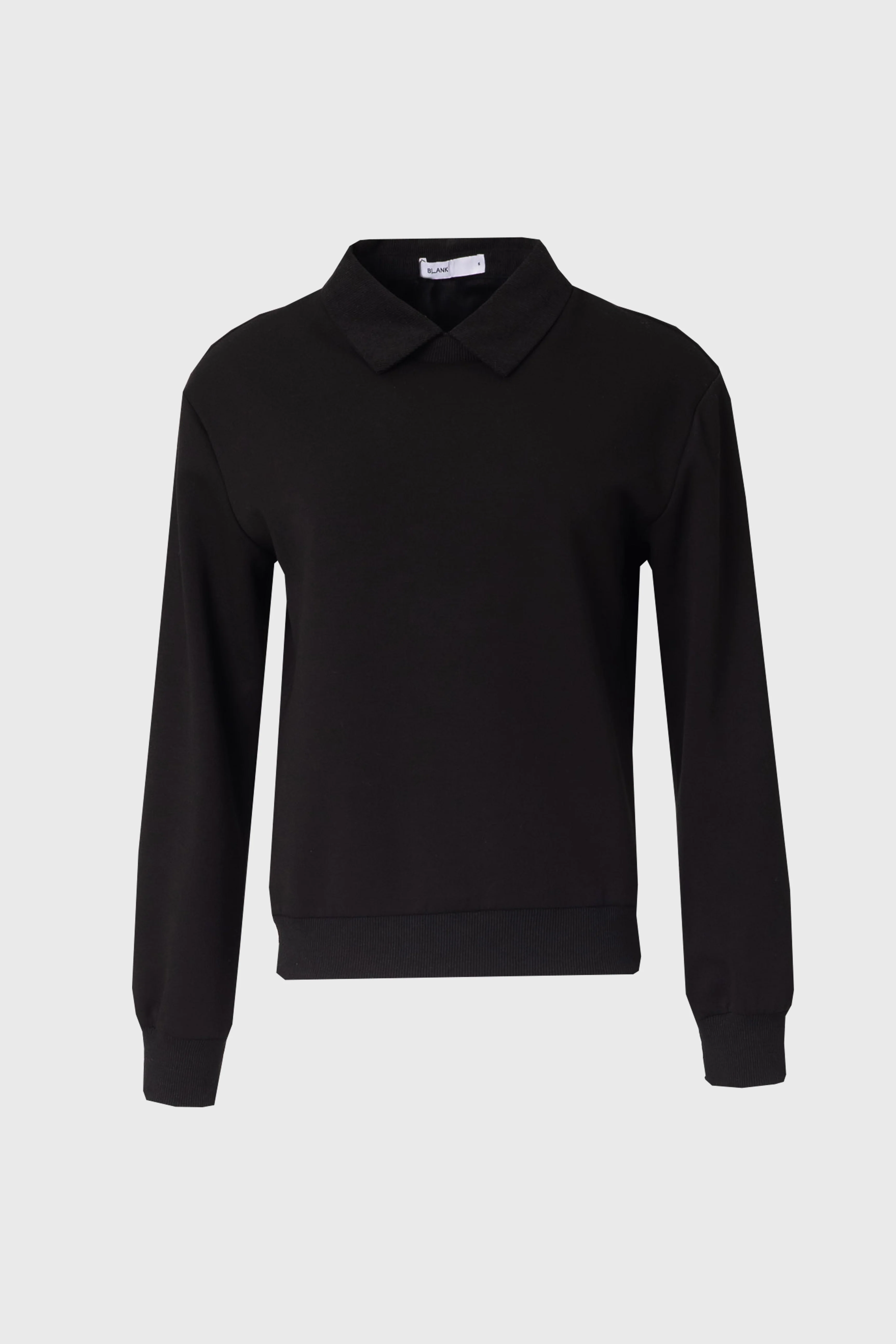 Black Corduroy Collar Sweater - Image 5