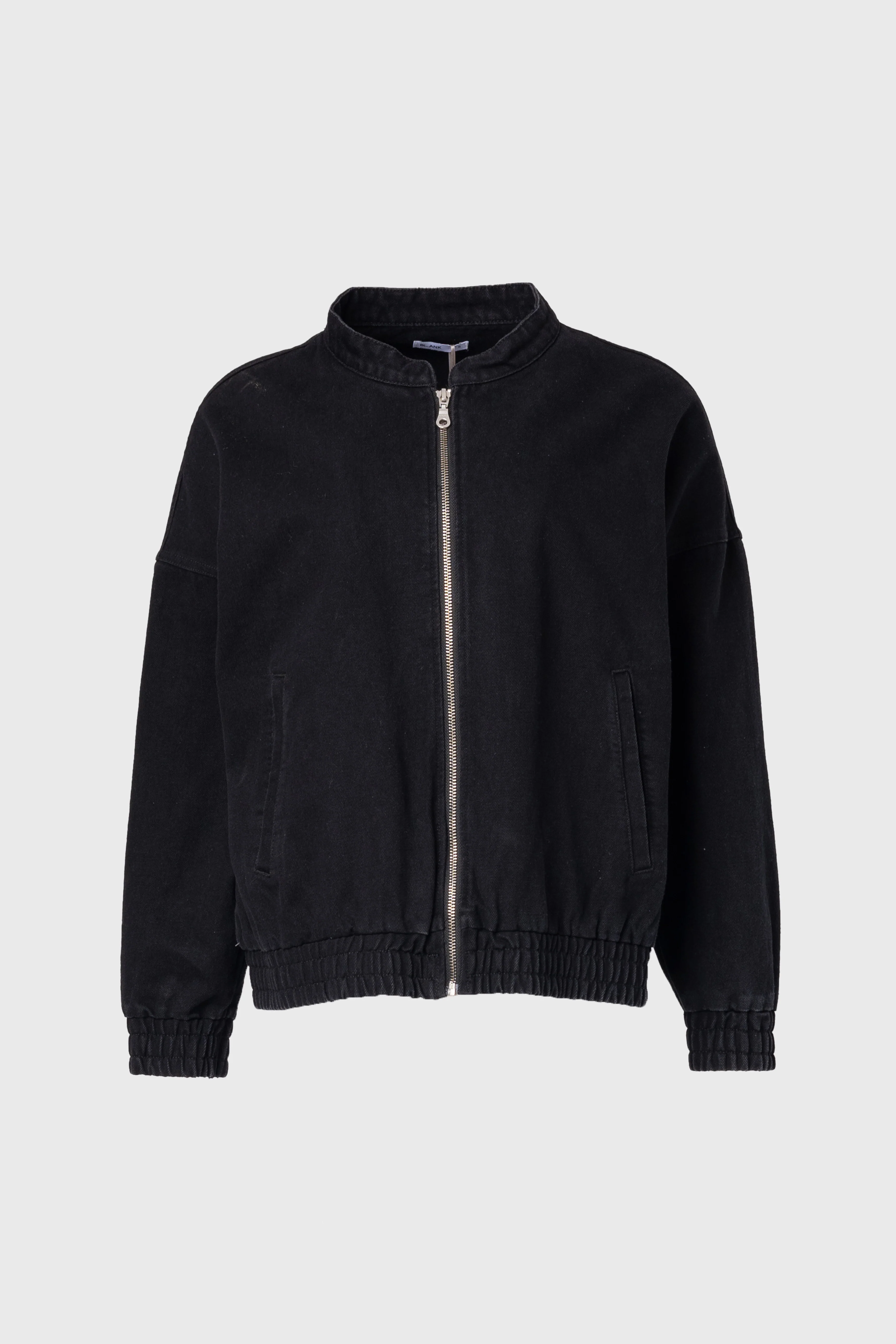 Black Denim Oversized Jacket - Image 5