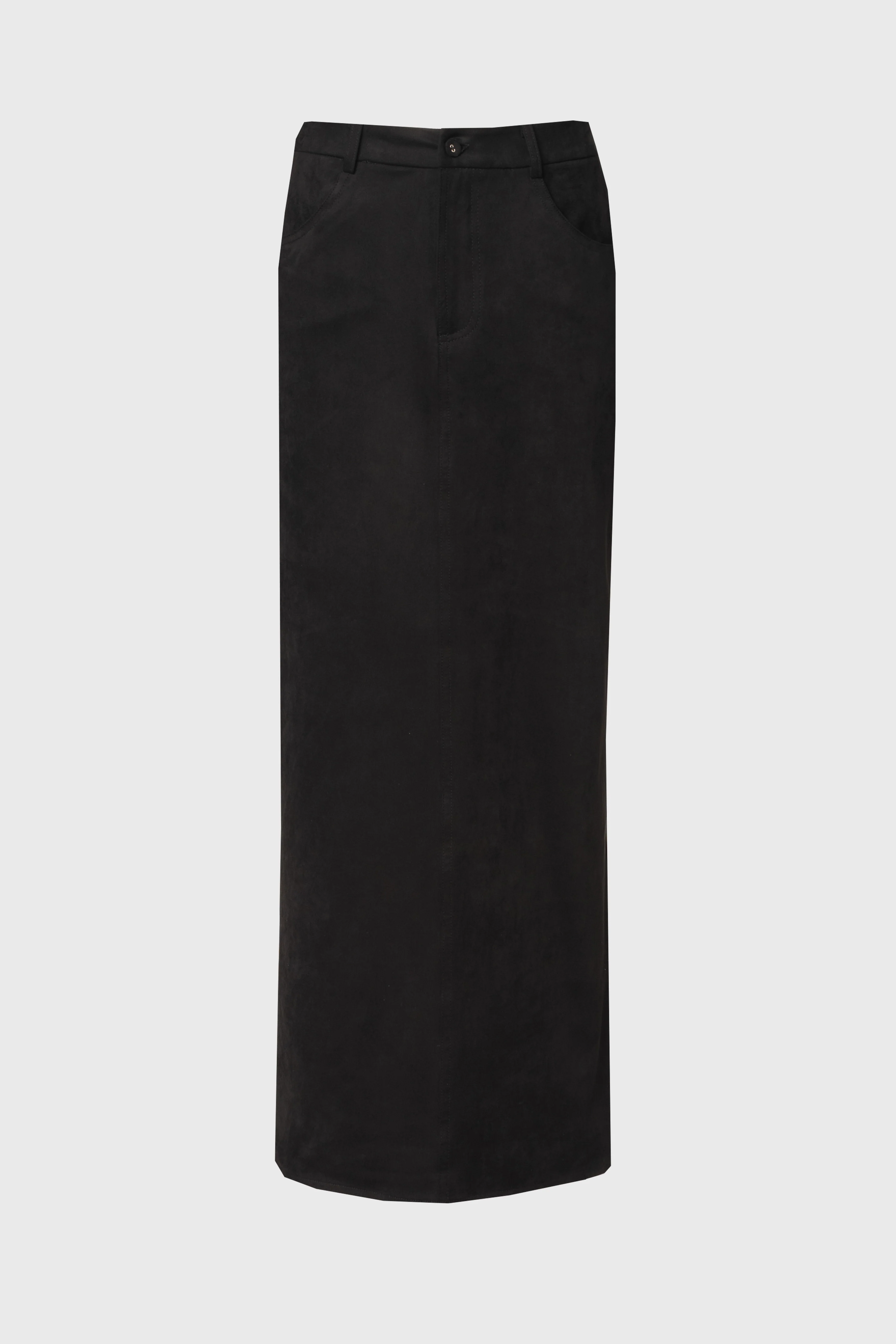 Black Everyday Microsuede Skirt - Image 5