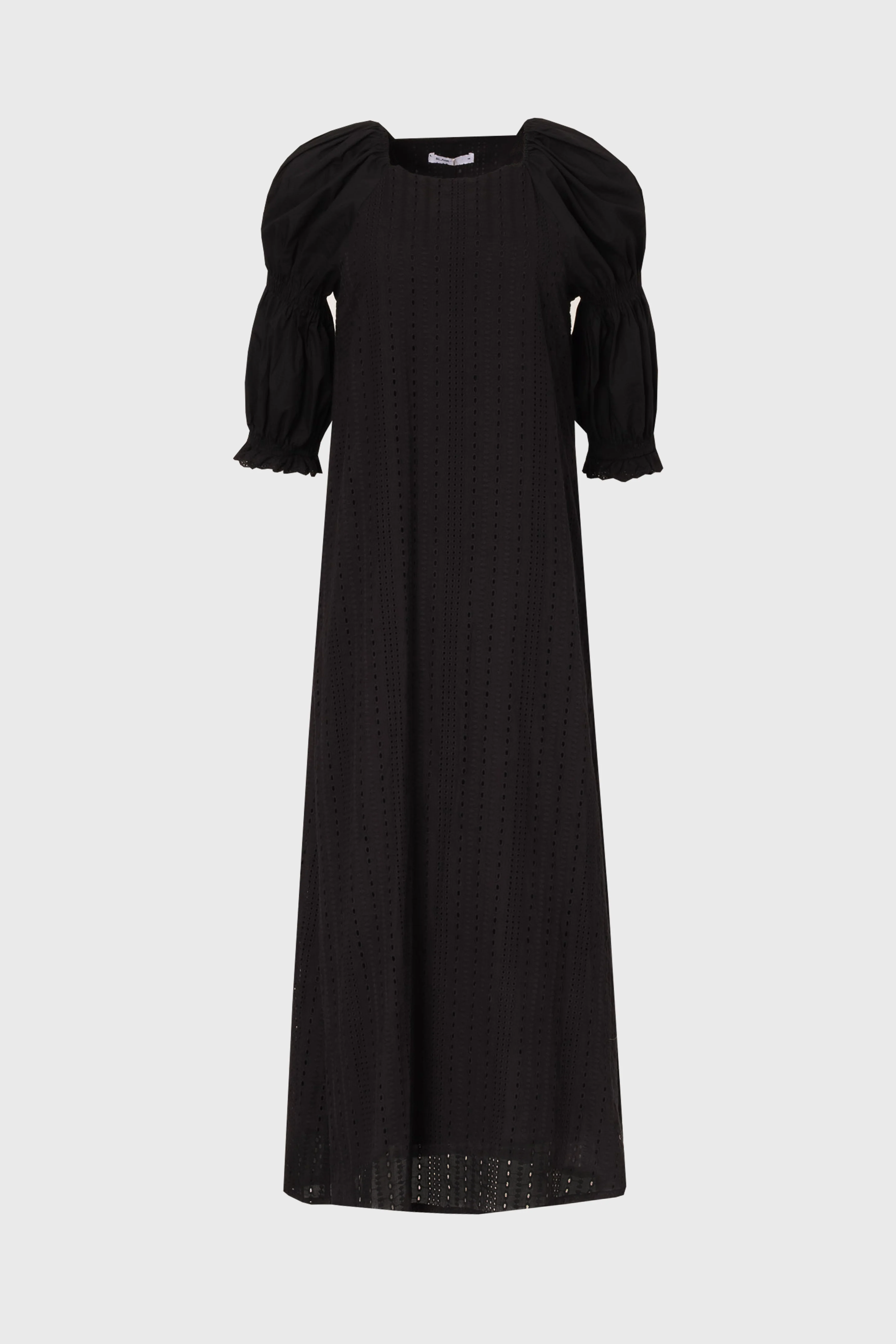 Black Eyelet Maxi Dress - Image 6