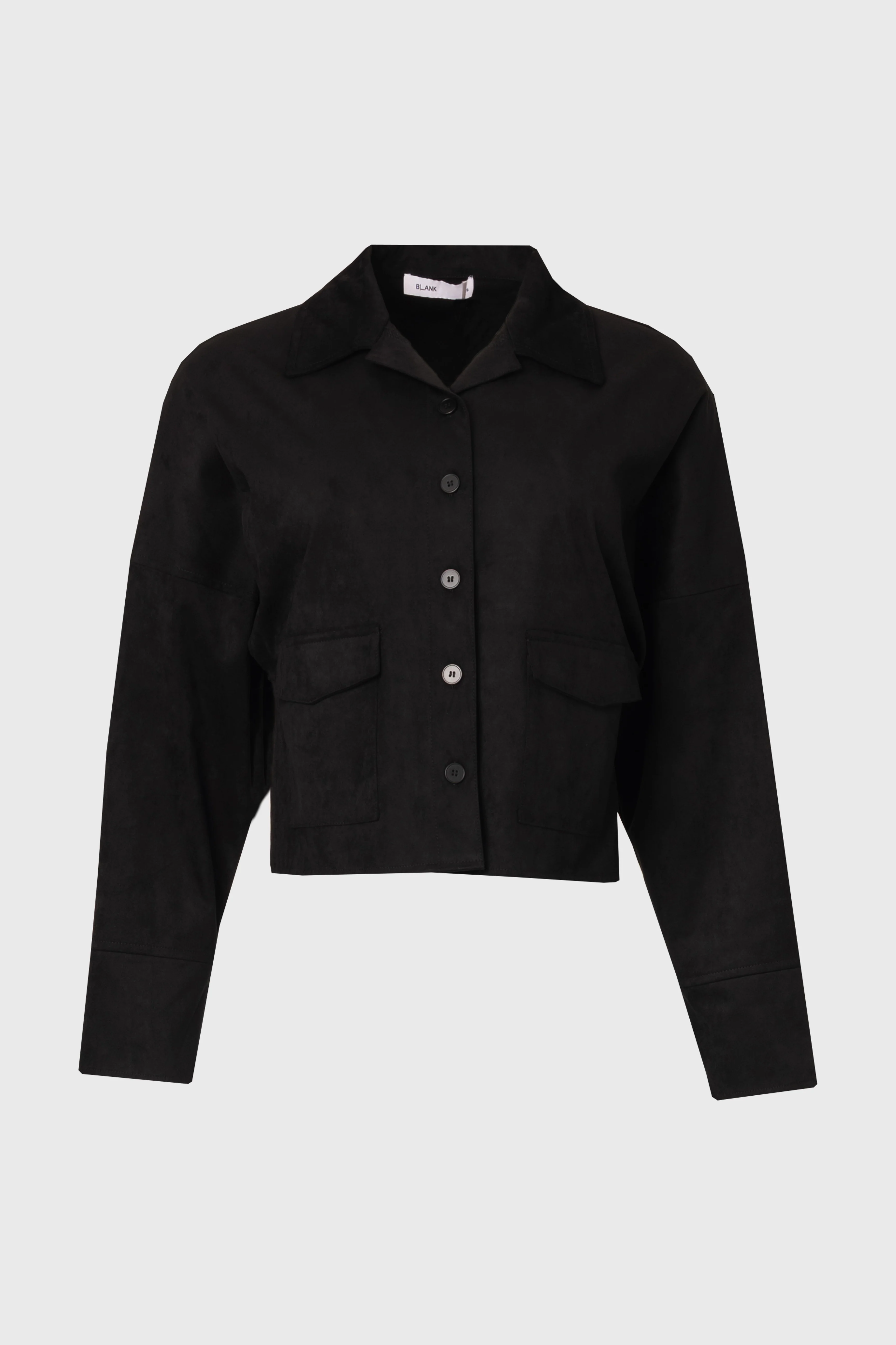 Black Microsuede Jacket - Image 6