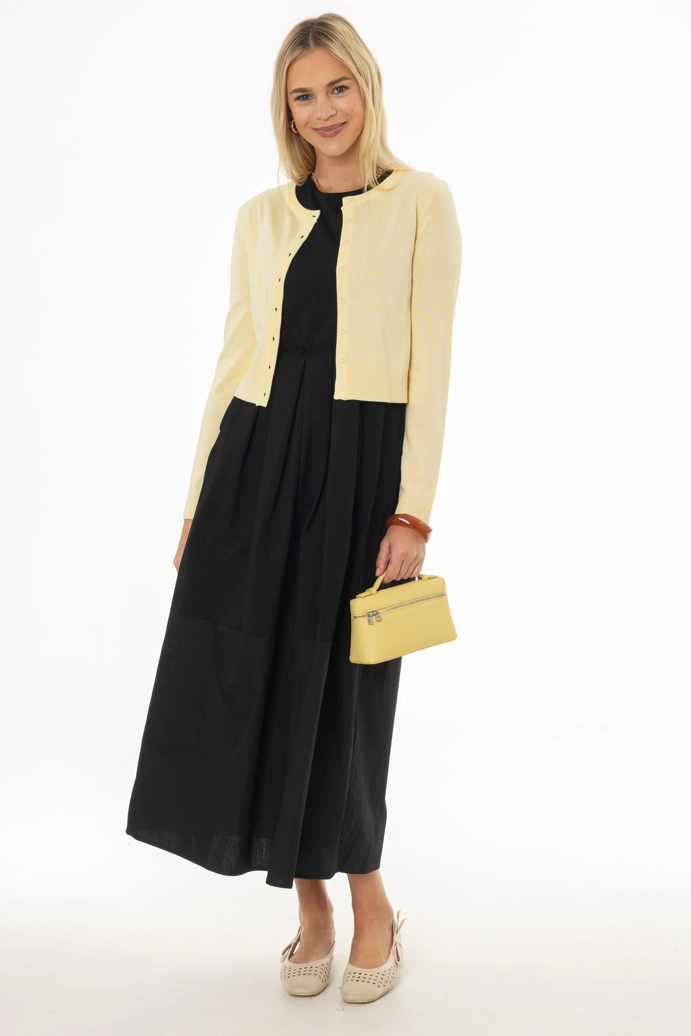 Black Mixed Fabric Jumper - Image 5