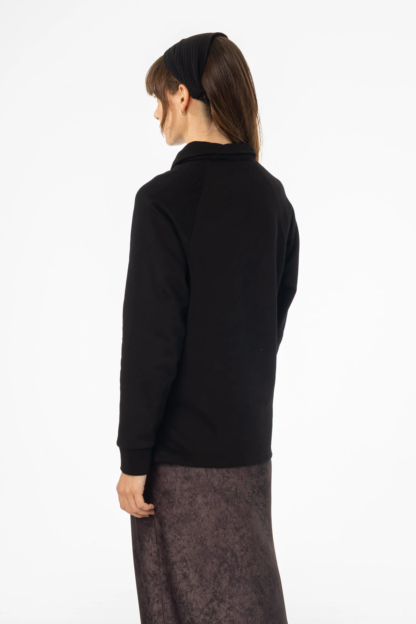 Black Polo Sweatshirt - Image 4