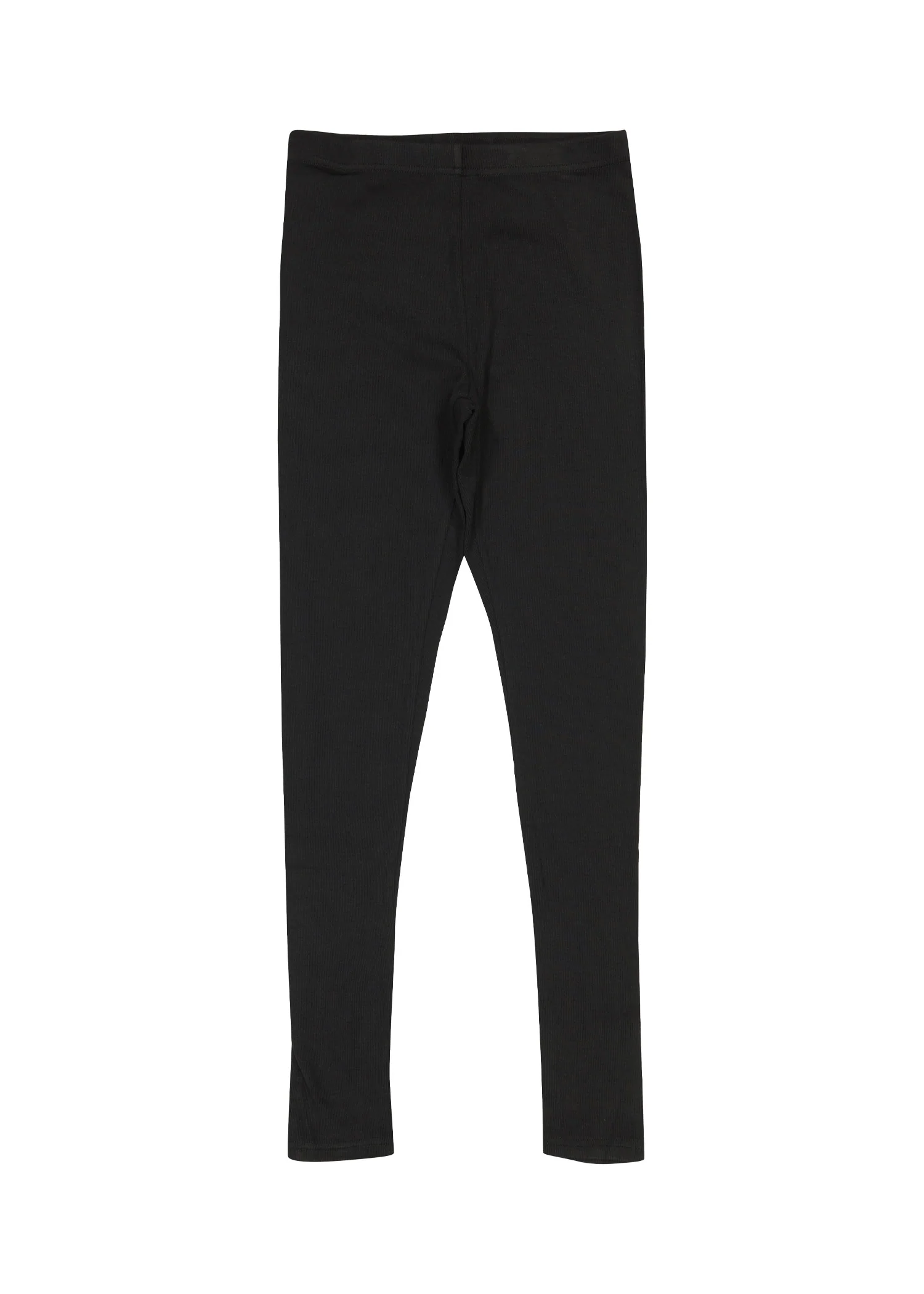 Black Ribbed Leggings - Image 5