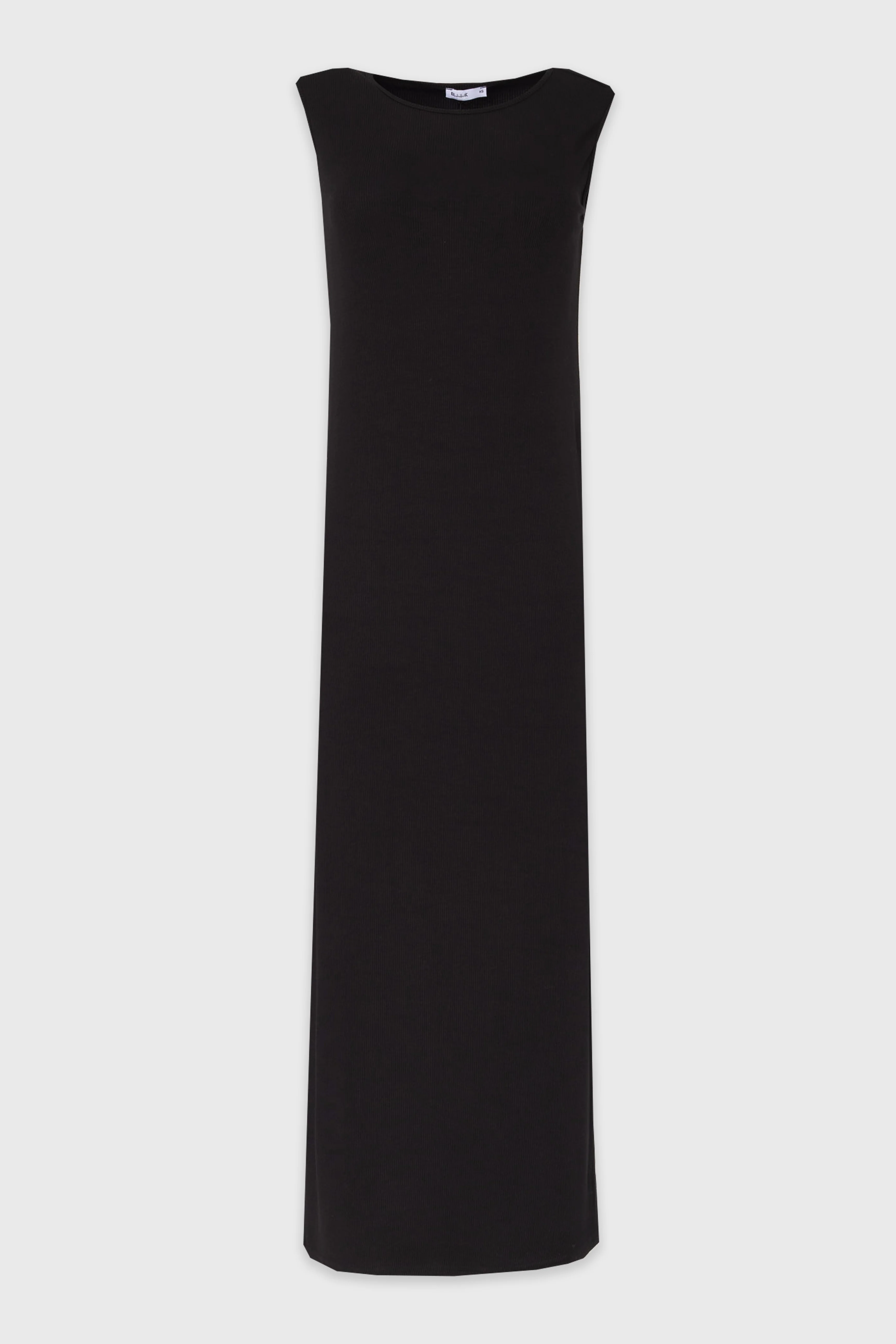 Black Ribbed Maxi Jumper - Image 6