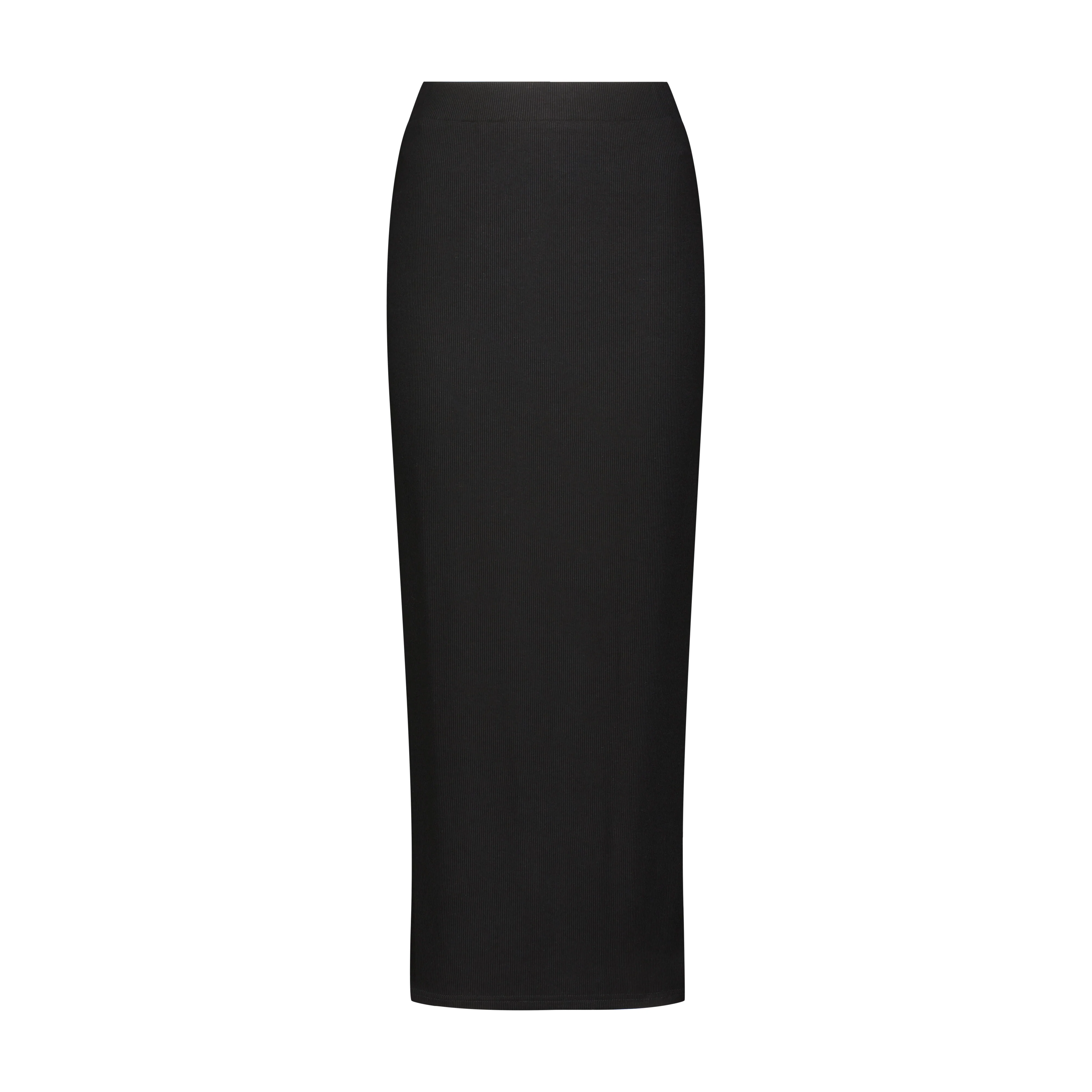 Black Ribbed Skirt Legging - Image 5