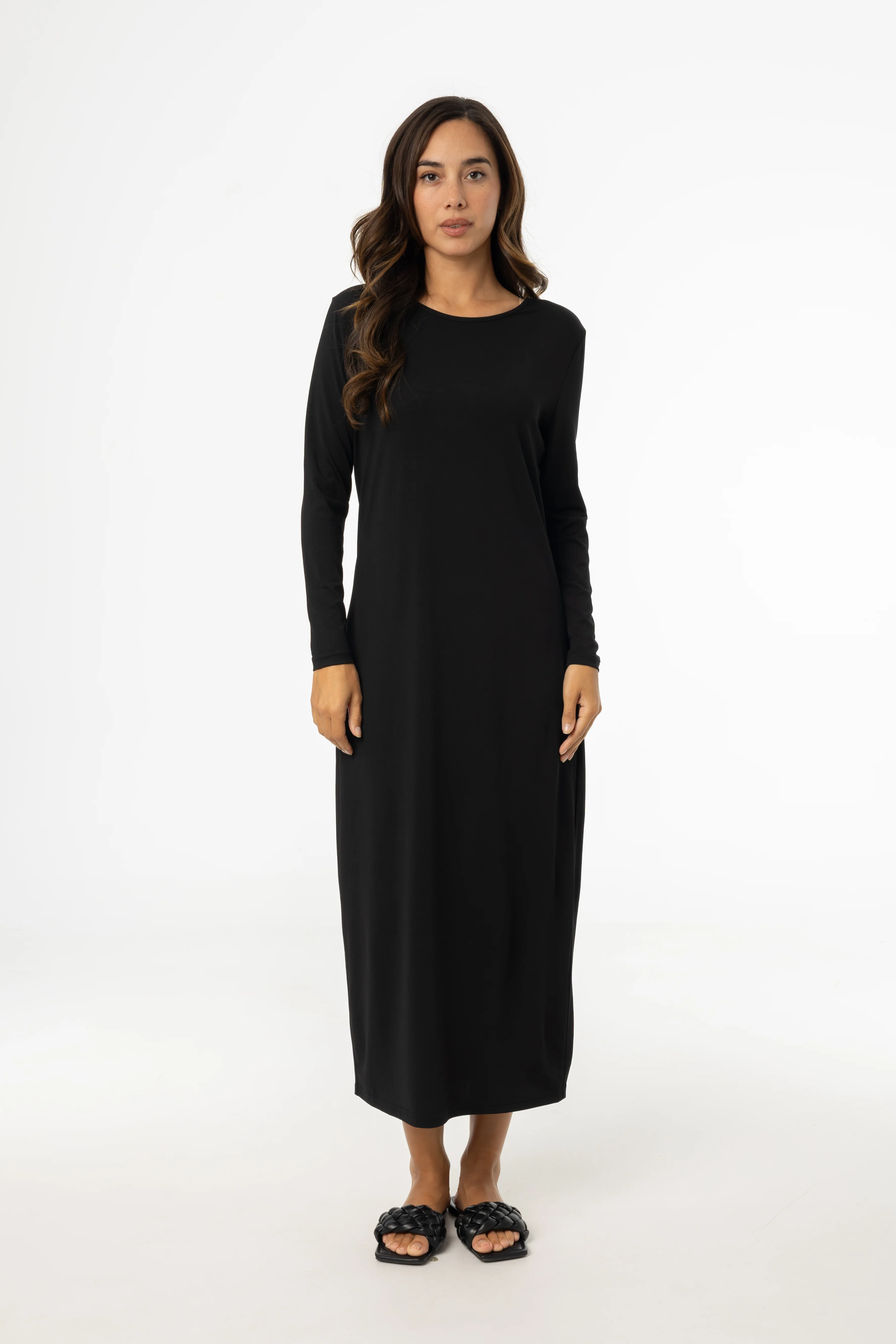 Black Shell Maxi Dress - Image 4