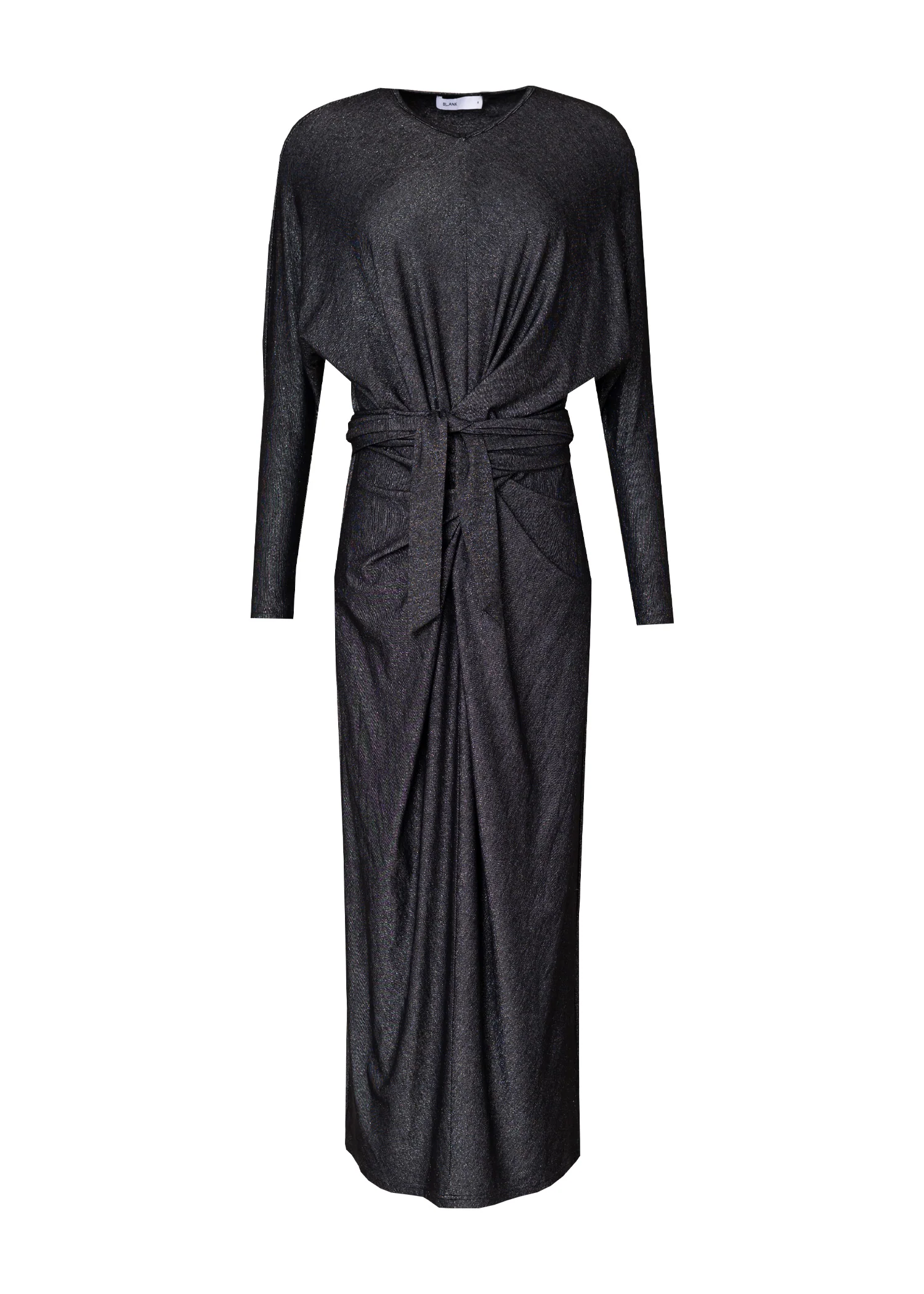 Black Sparkle Tie Wrap Maxi - Image 6