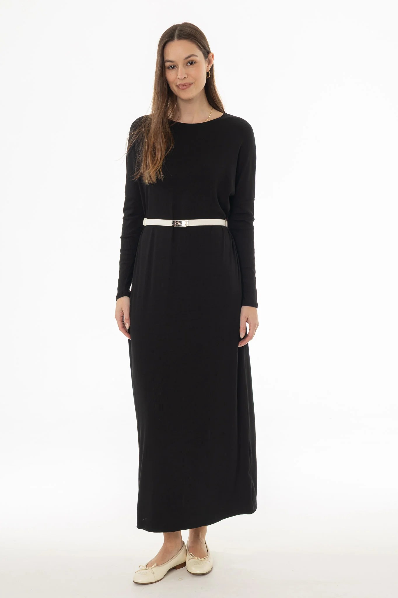 Black Swing Maxi Dress - Image 4