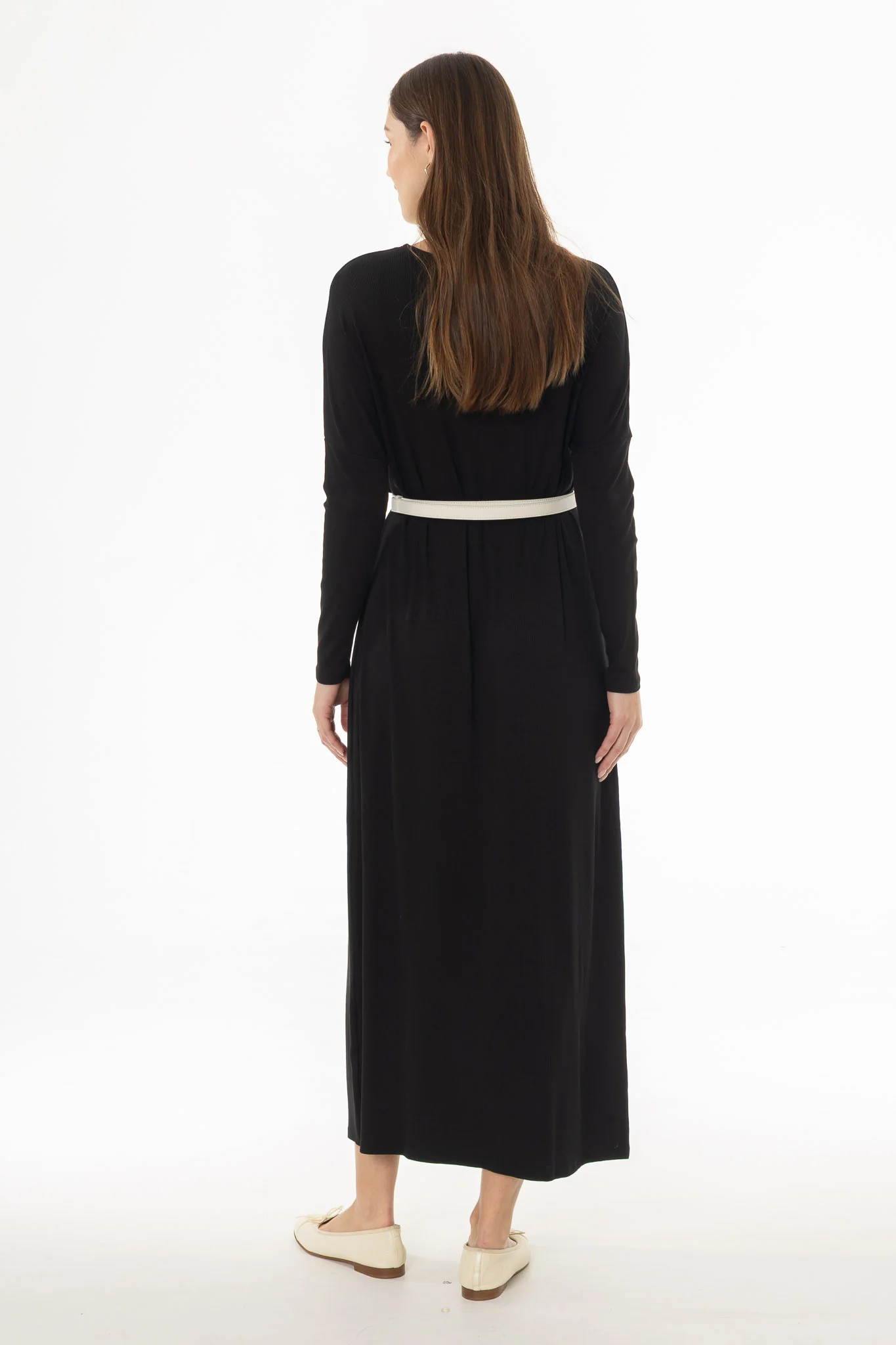 Black Swing Maxi Dress - Image 5