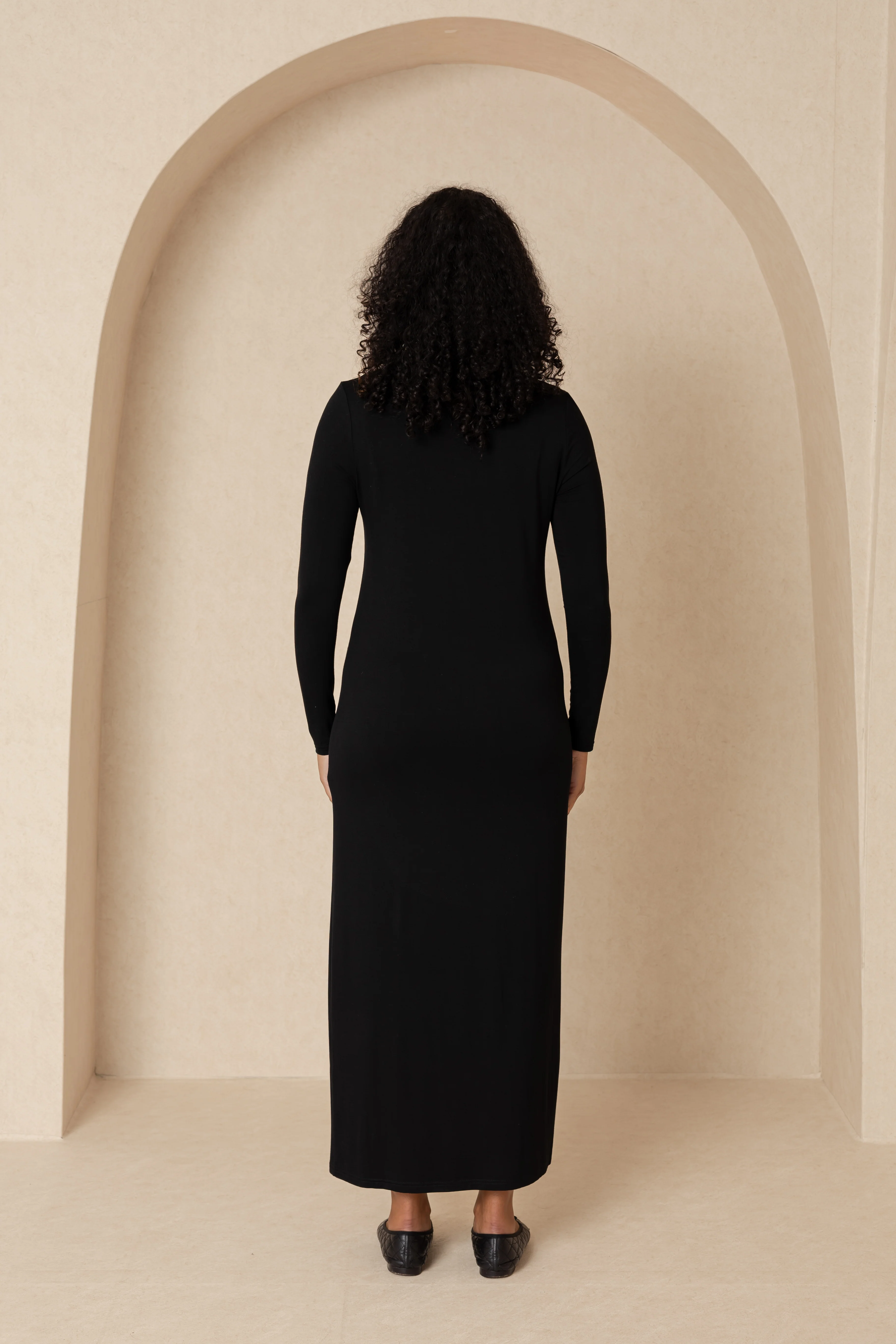 Black Turtleneck Maxi - Image 3