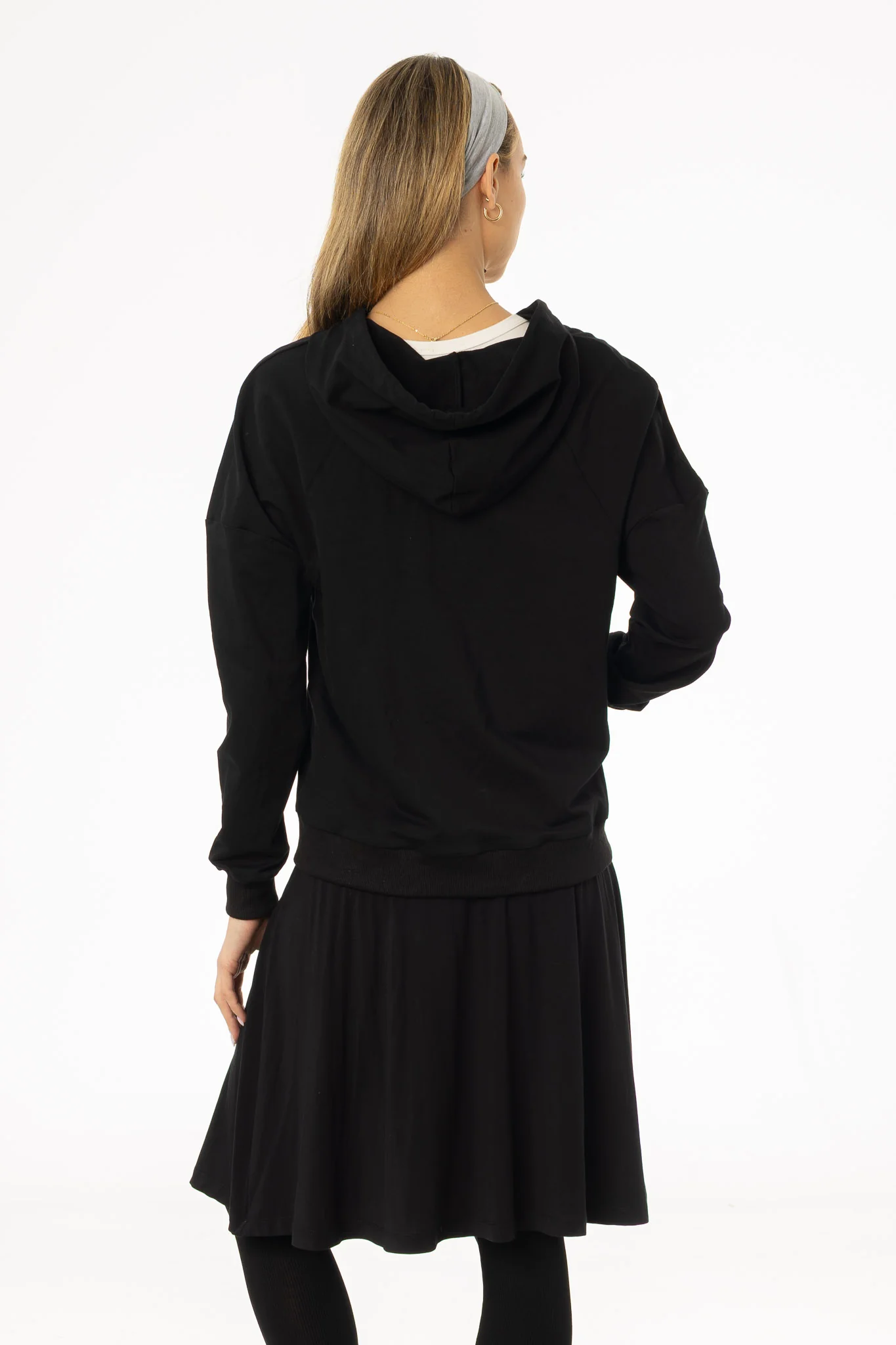 Black Zip Up Sweatshirt - Image 4