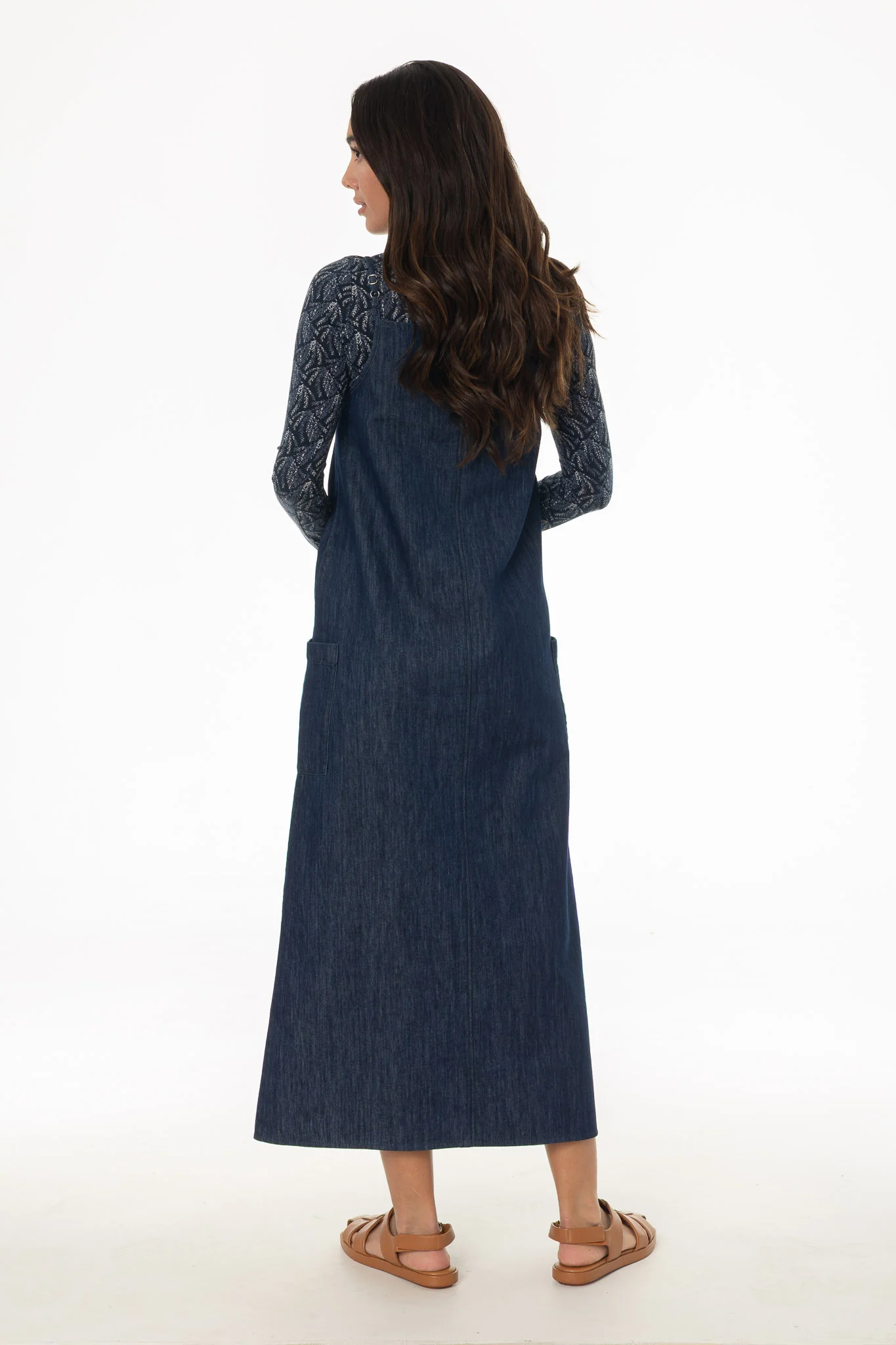 Blue Cargo Denim Maxi Jumper - Image 4
