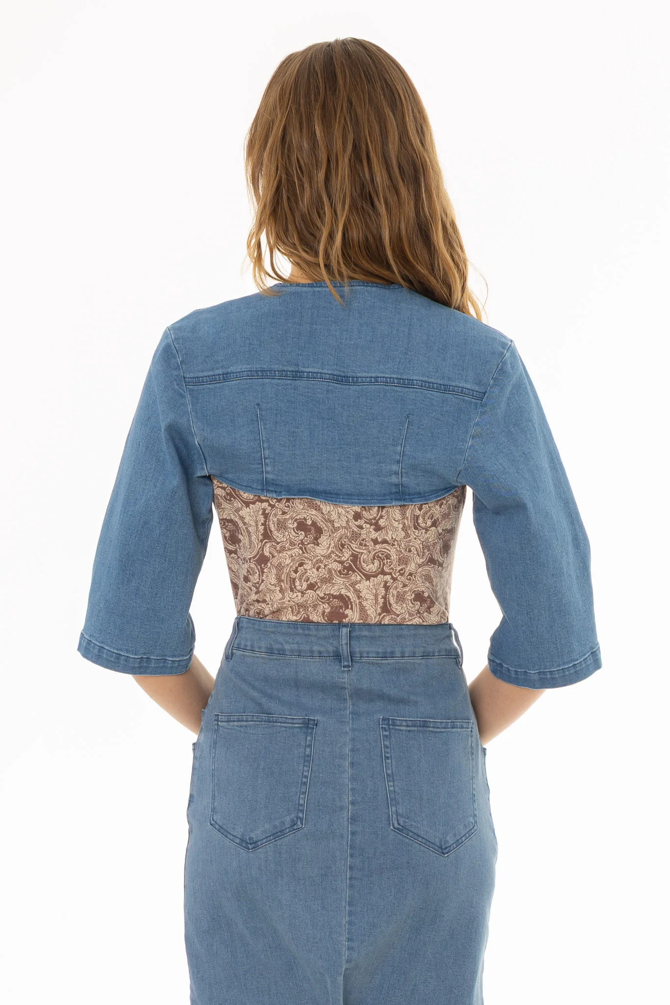 Blue Denim Bolero - Image 3