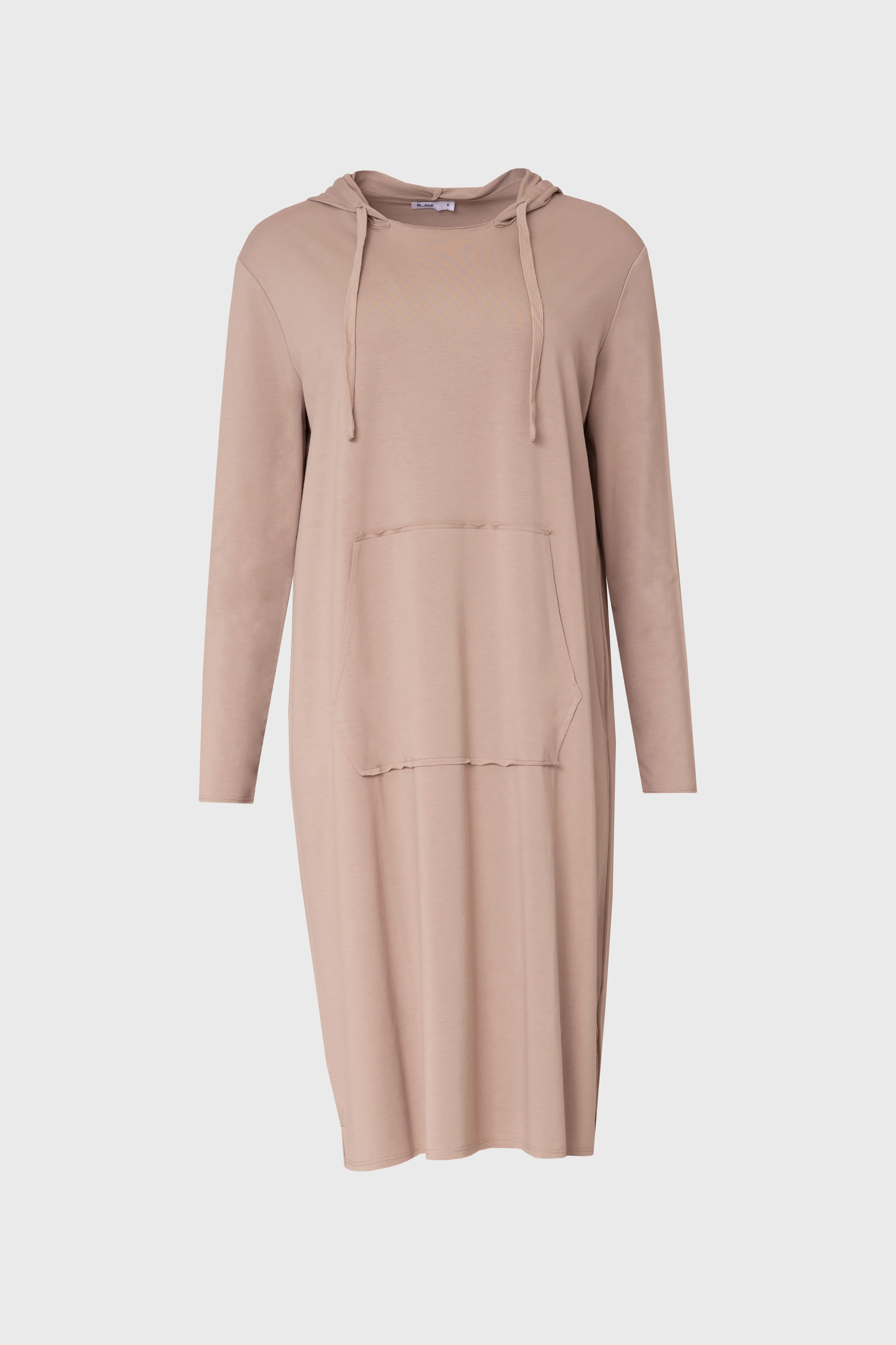 Bone Drawstring Hoodie Dress - Image 5