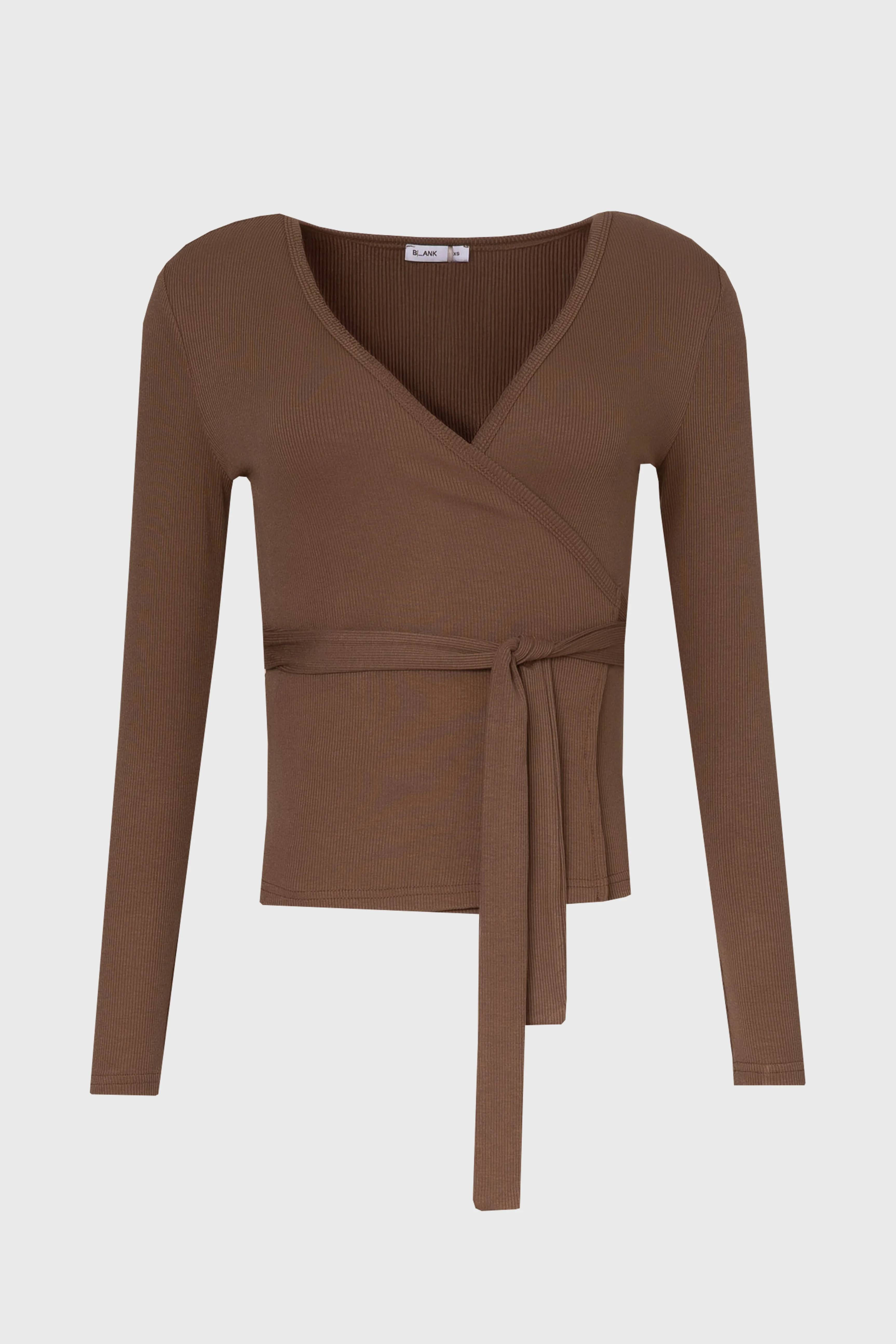 Brown Wrap T-Shirt - Image 6