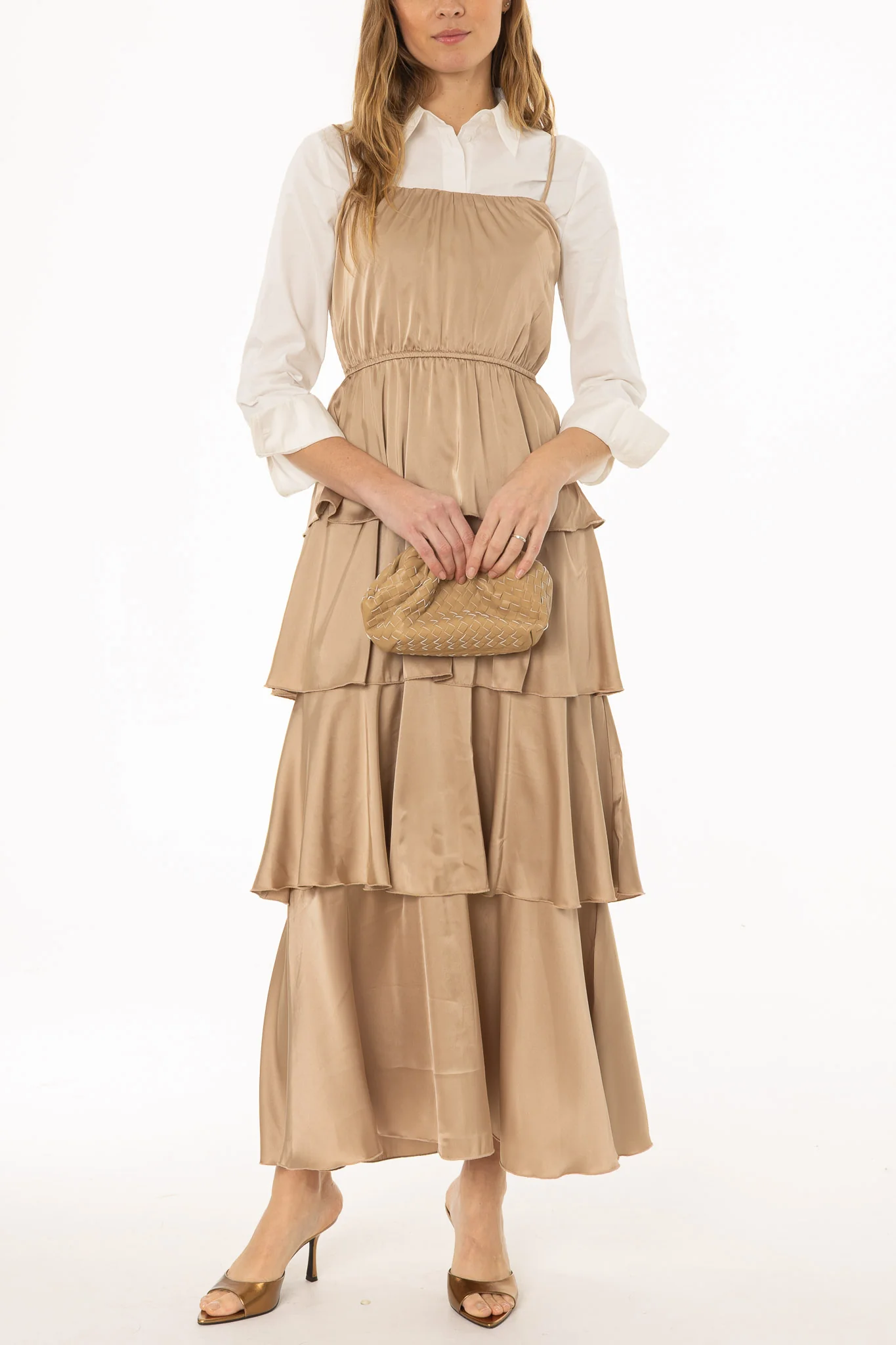 Champagne Layered Ruffle Jumper - Image 2