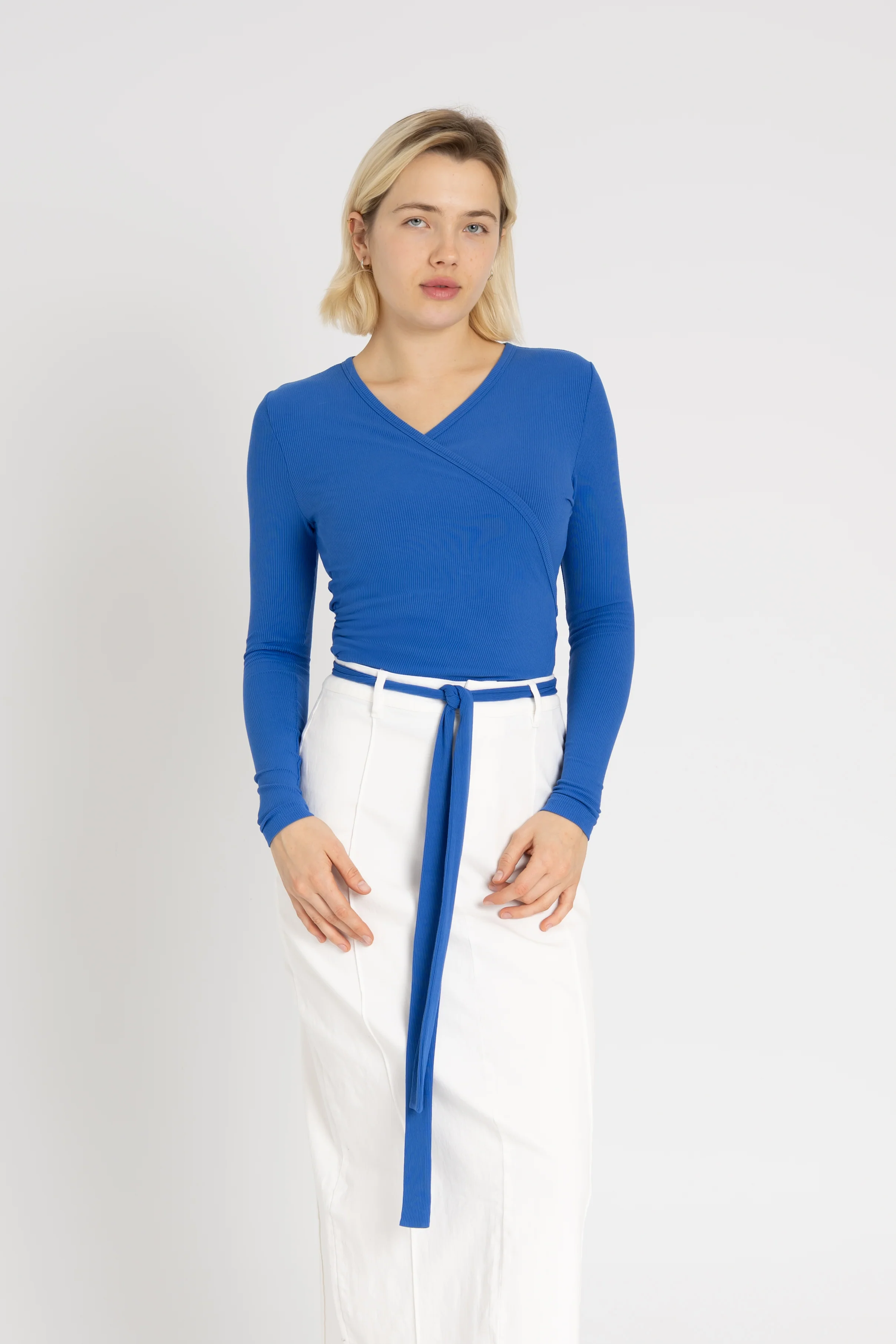 Cobalt Wrap T-Shirt - Image 4
