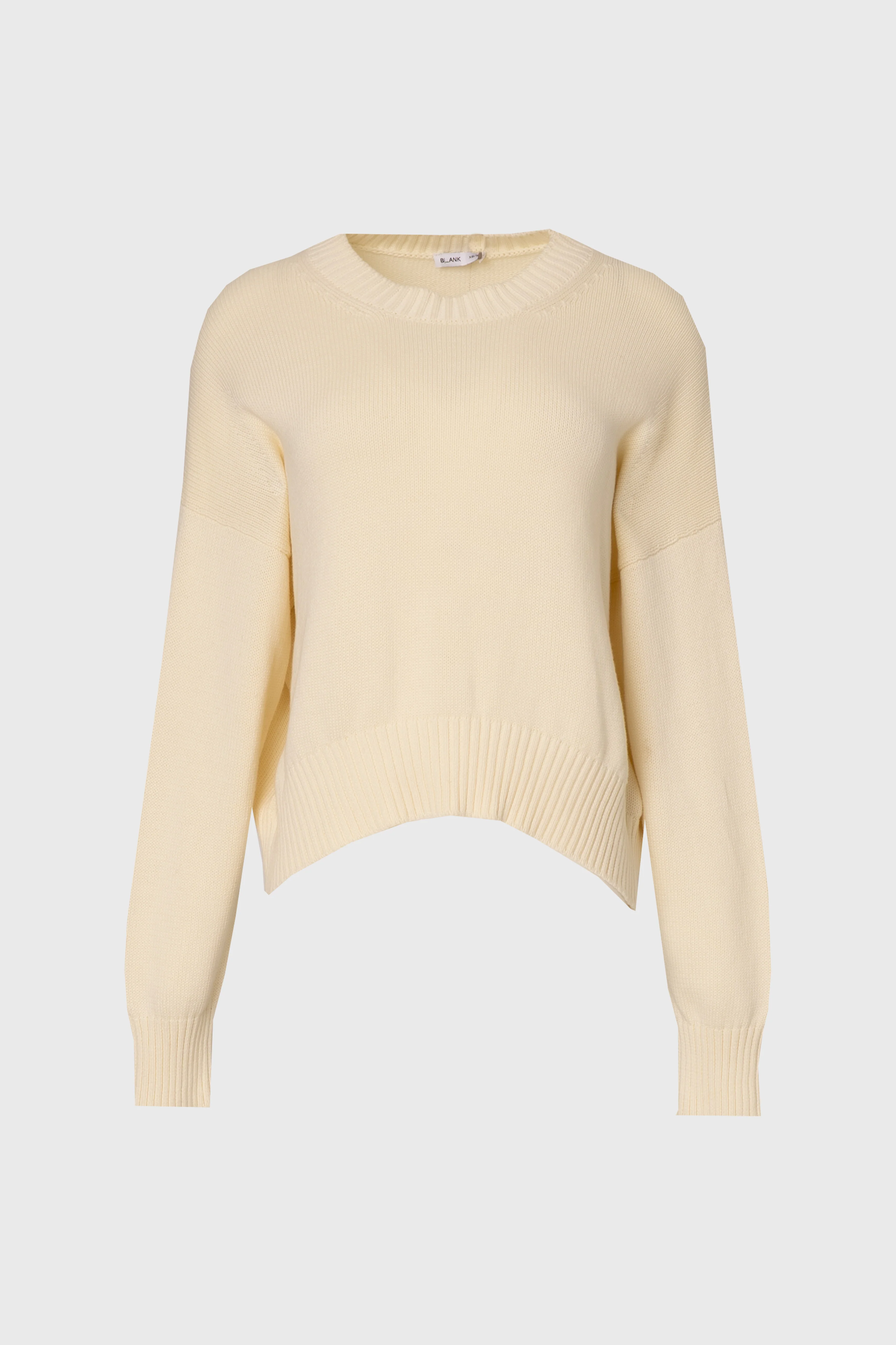 Cream High-Low Oversized Sweater - Image 5