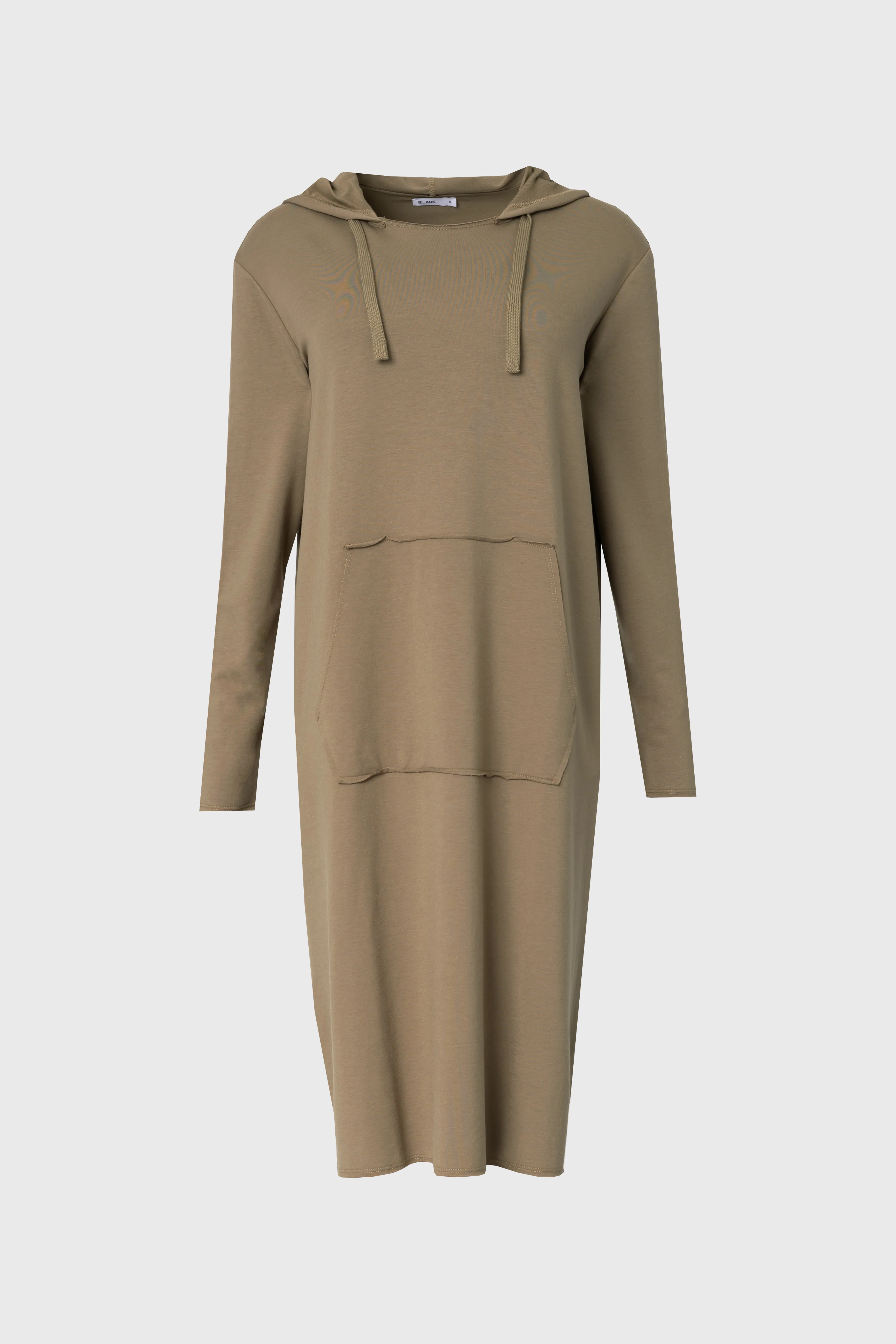 Green Drawstring Hoodie Dress - Image 5