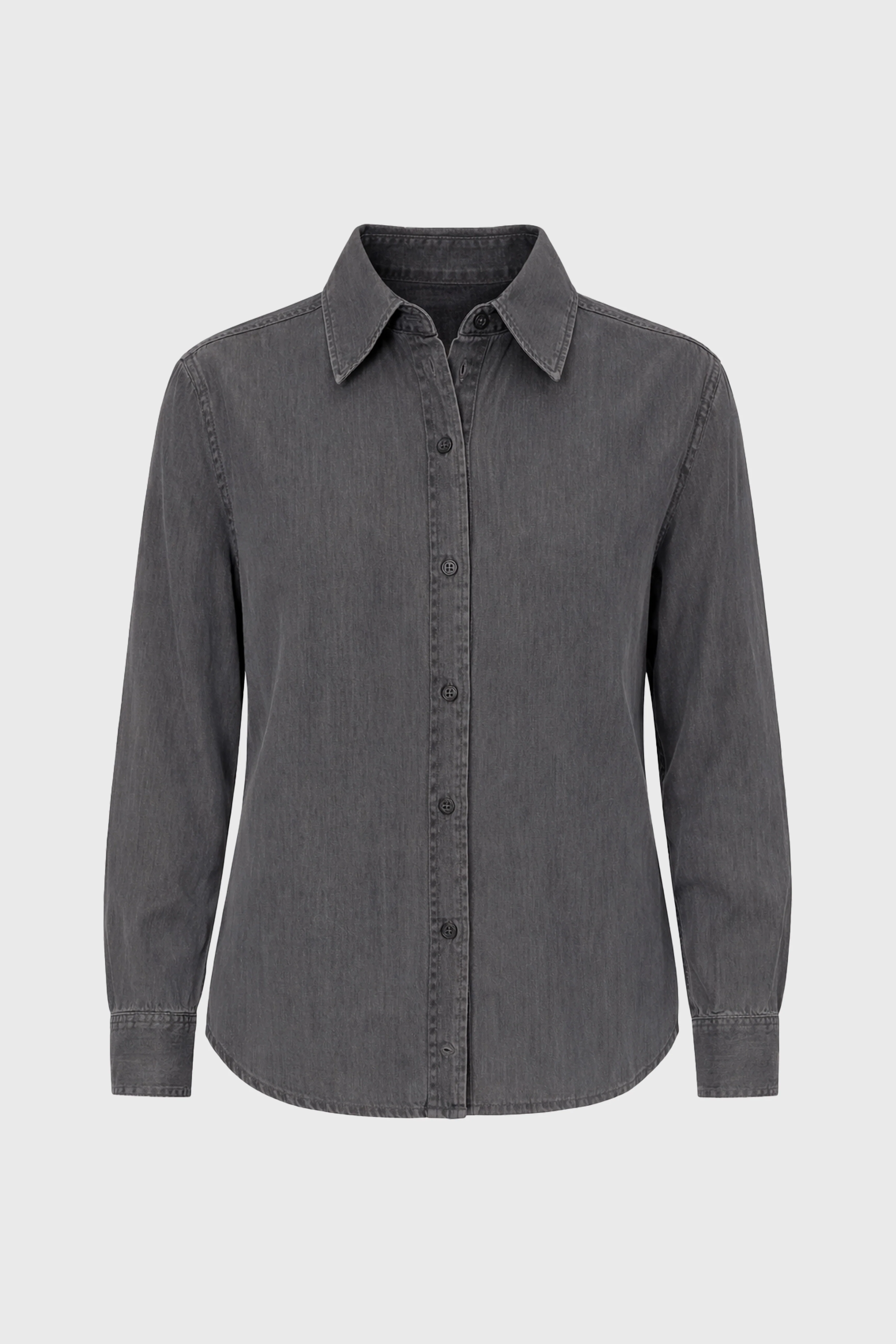 Grey Feather Soft Blouse - Image 6