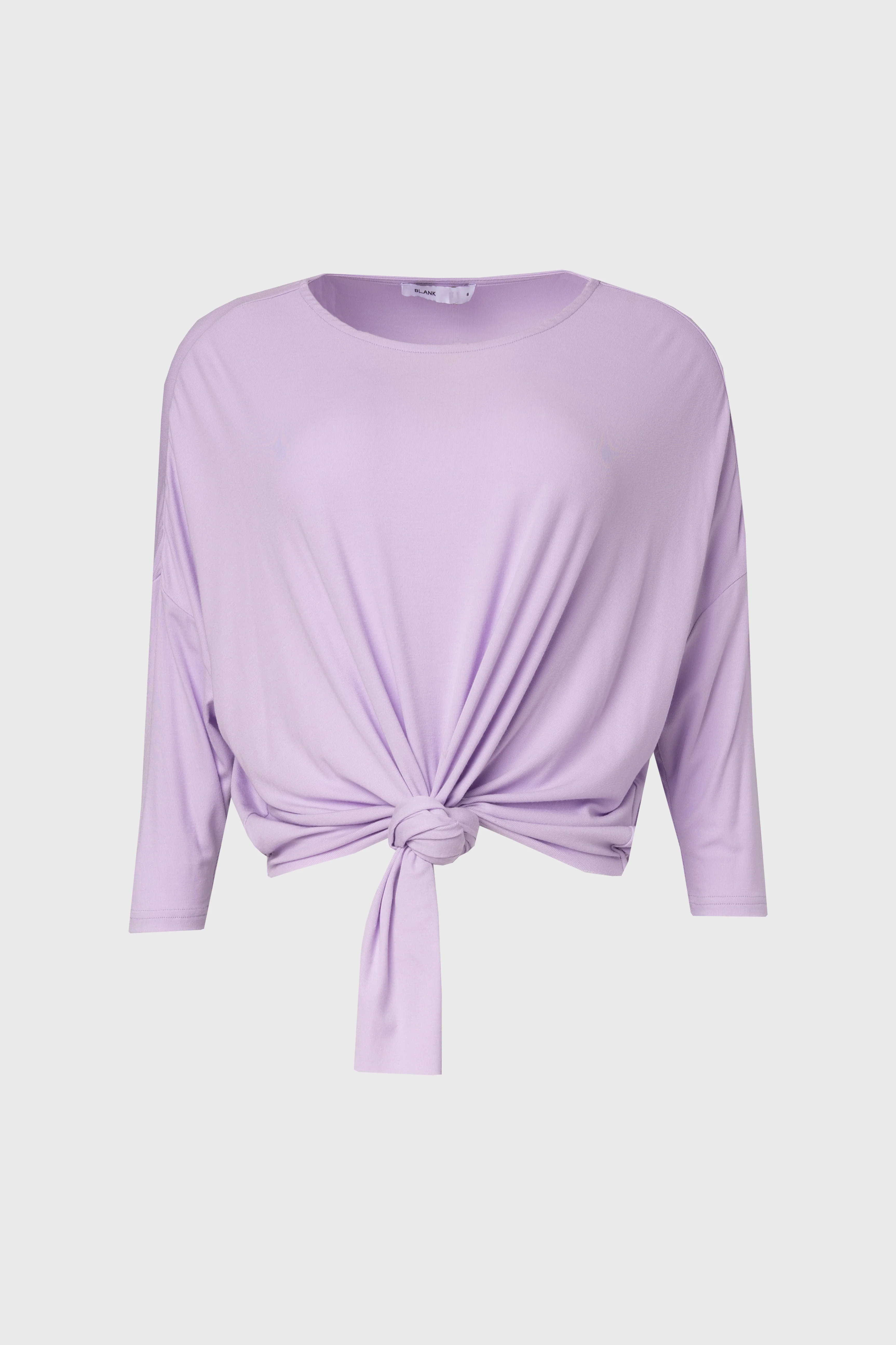 Lavender Dolman Tie Knot Tee - Image 5