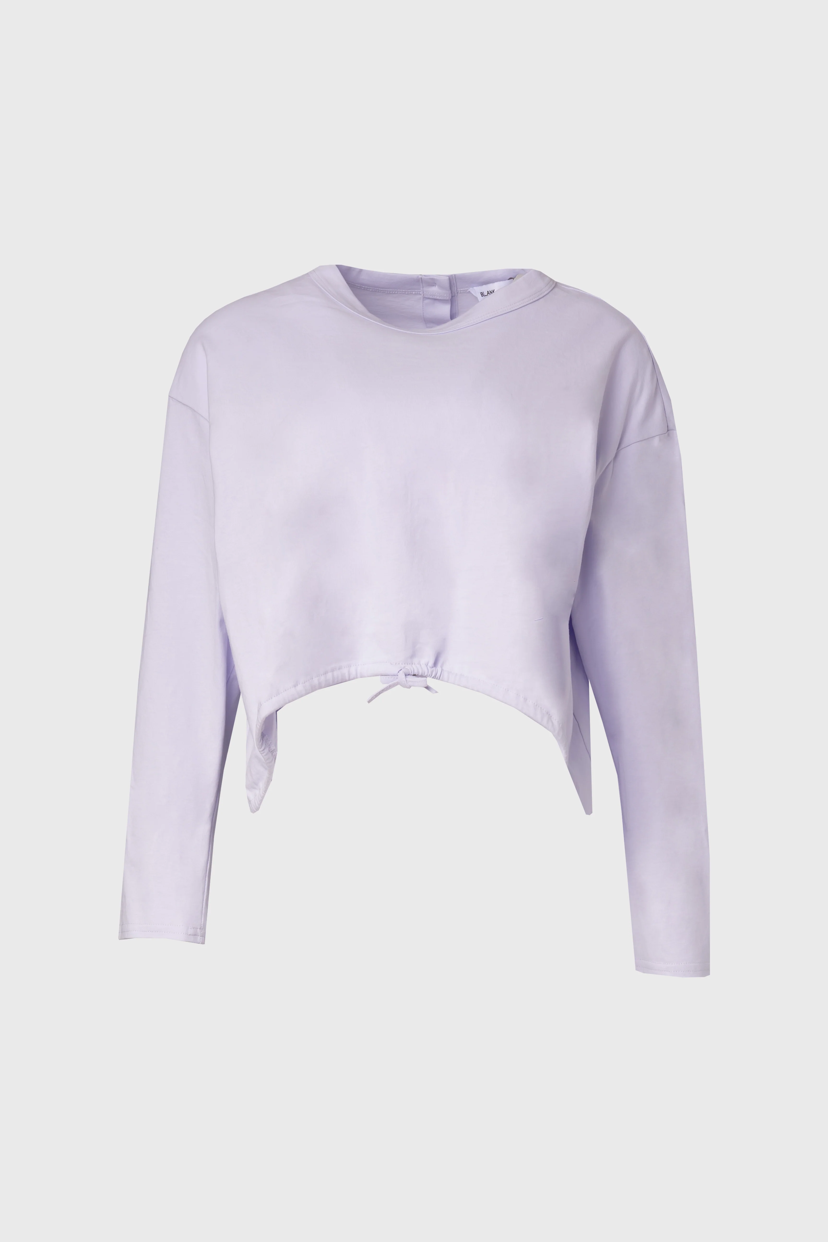 Lavender High Low Drawstring Tee - Image 5