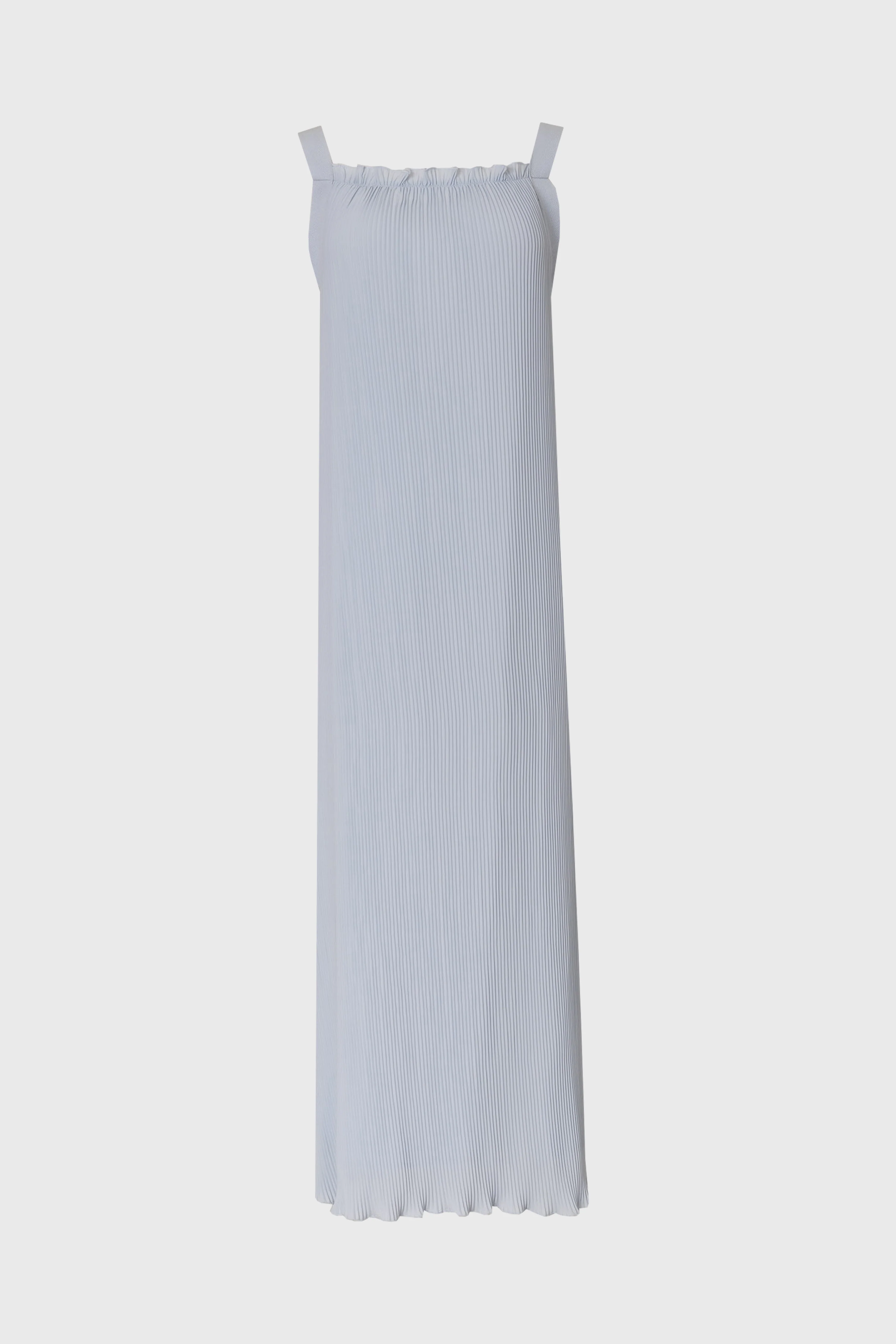 Light Blue Accordion Pleat Maxi Jumper - Image 6