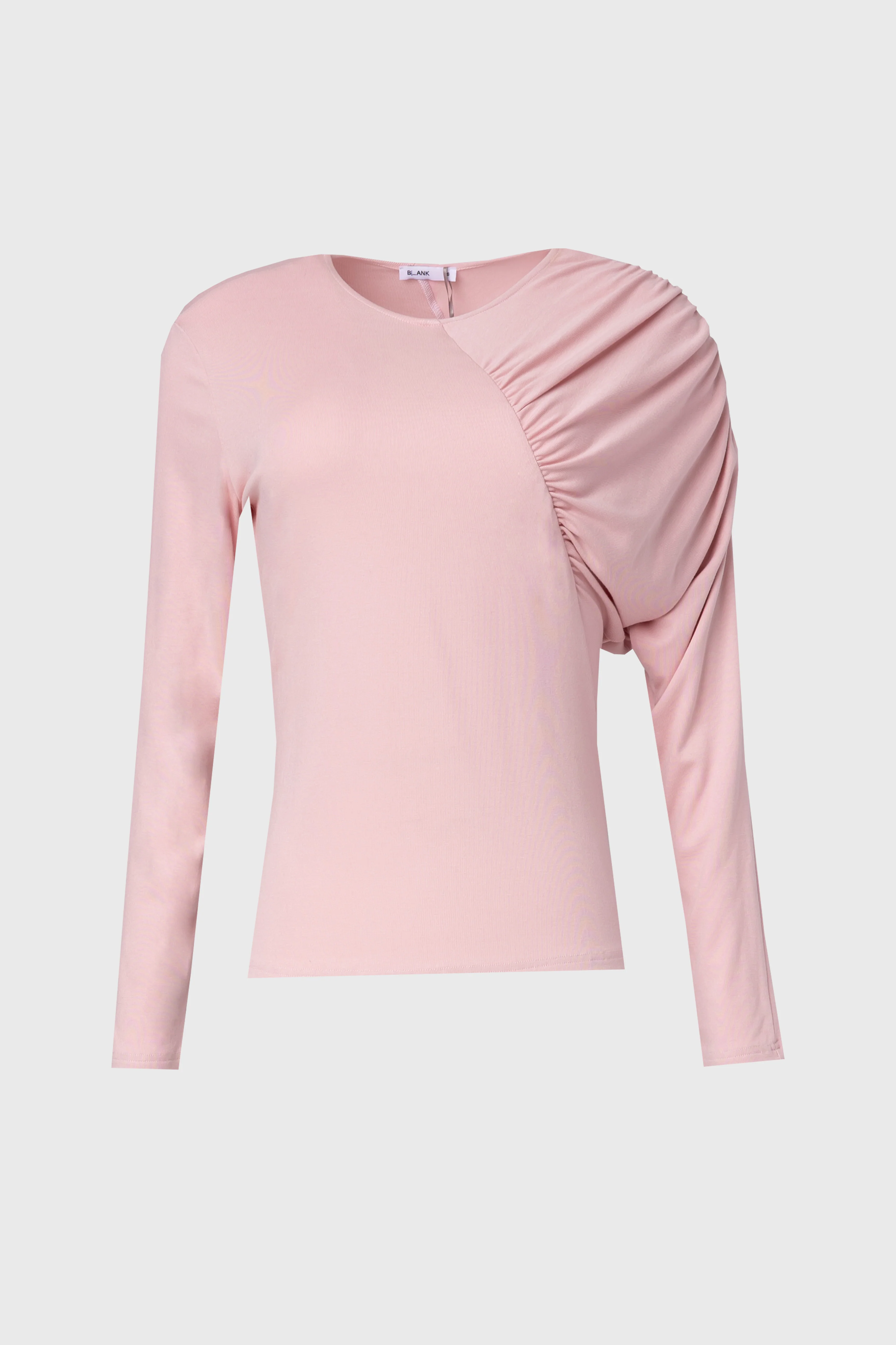 Light Pink Side Ruched Top - Image 5