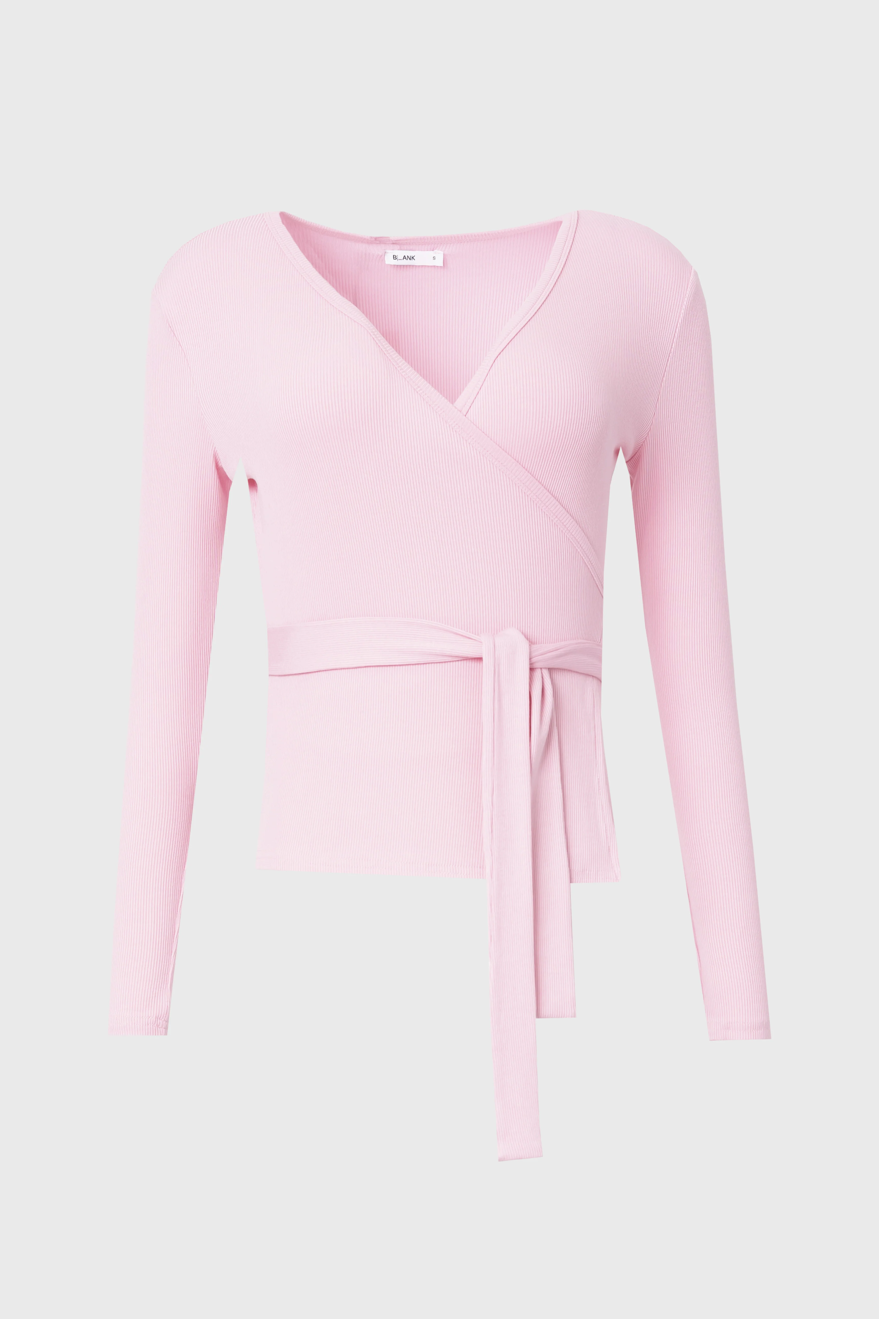 Light Pink Wrap T-Shirt - Image 5