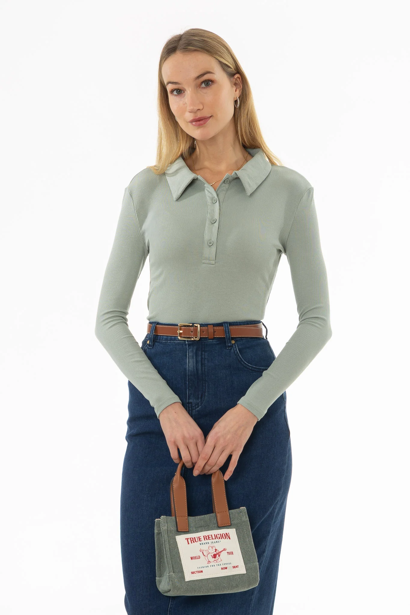 Light Sage Polo T-Shirt