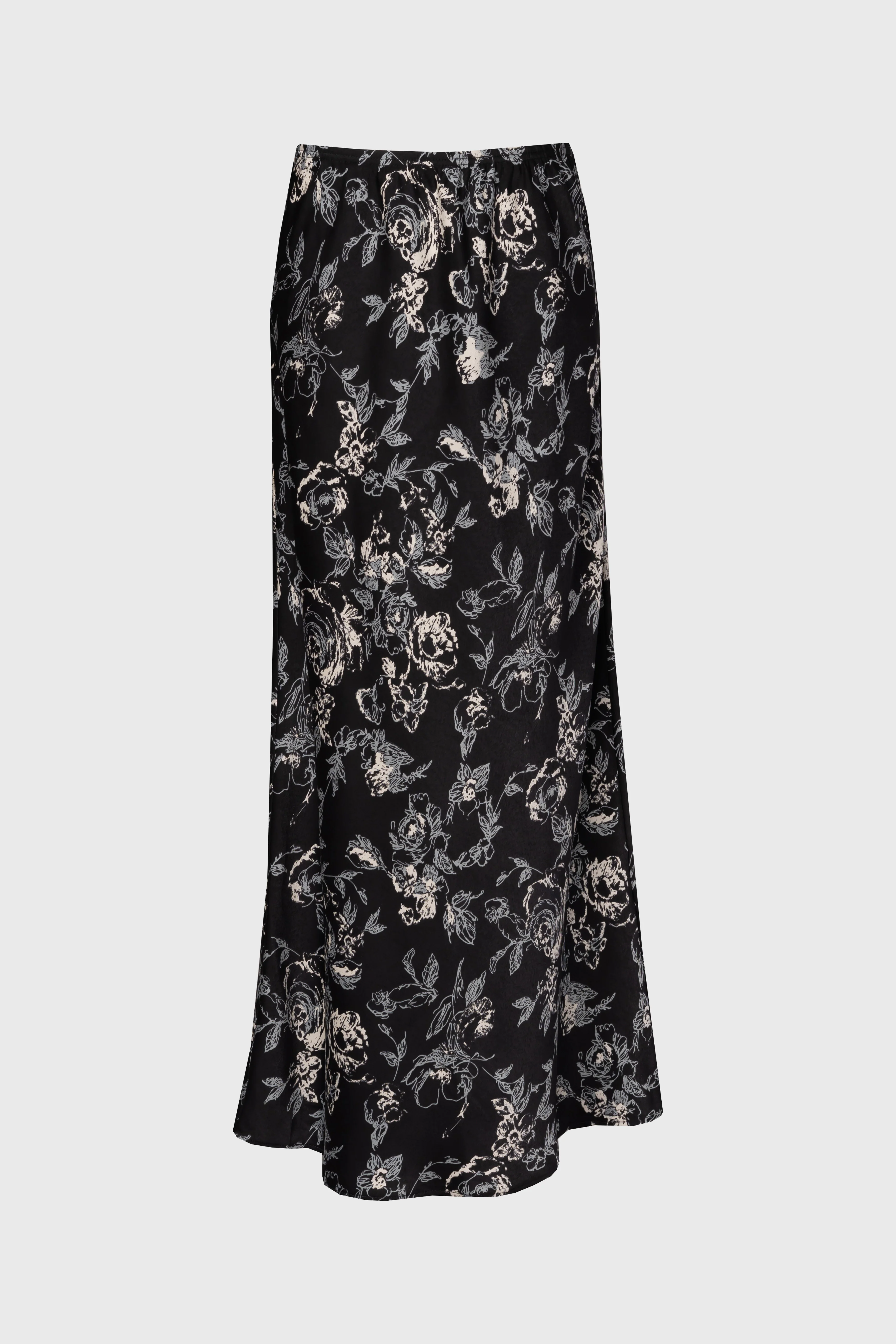 Multi Floral Printed Slip Skirt - Image 5