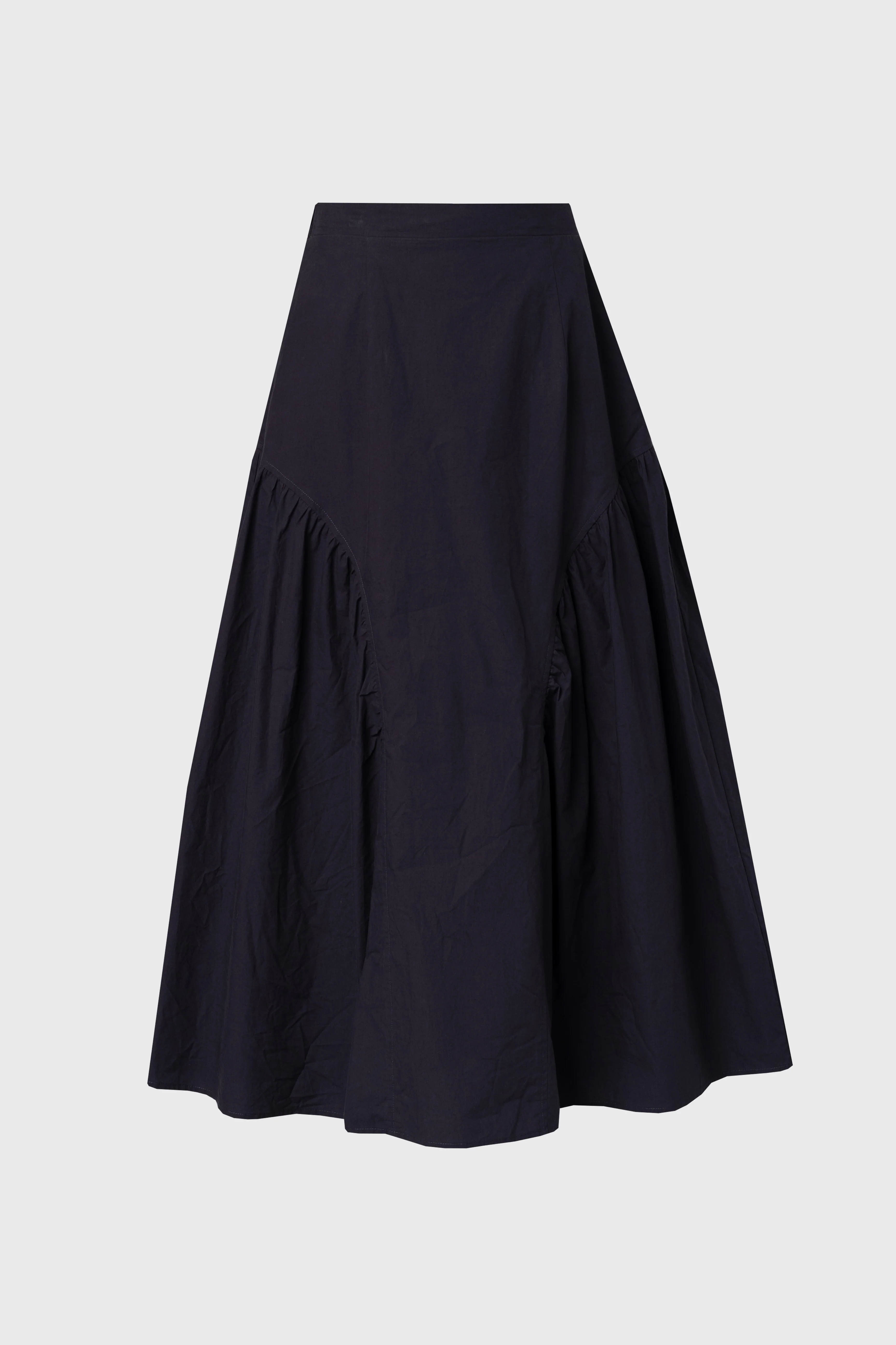 Navy Circle Seam Skirt - Image 5