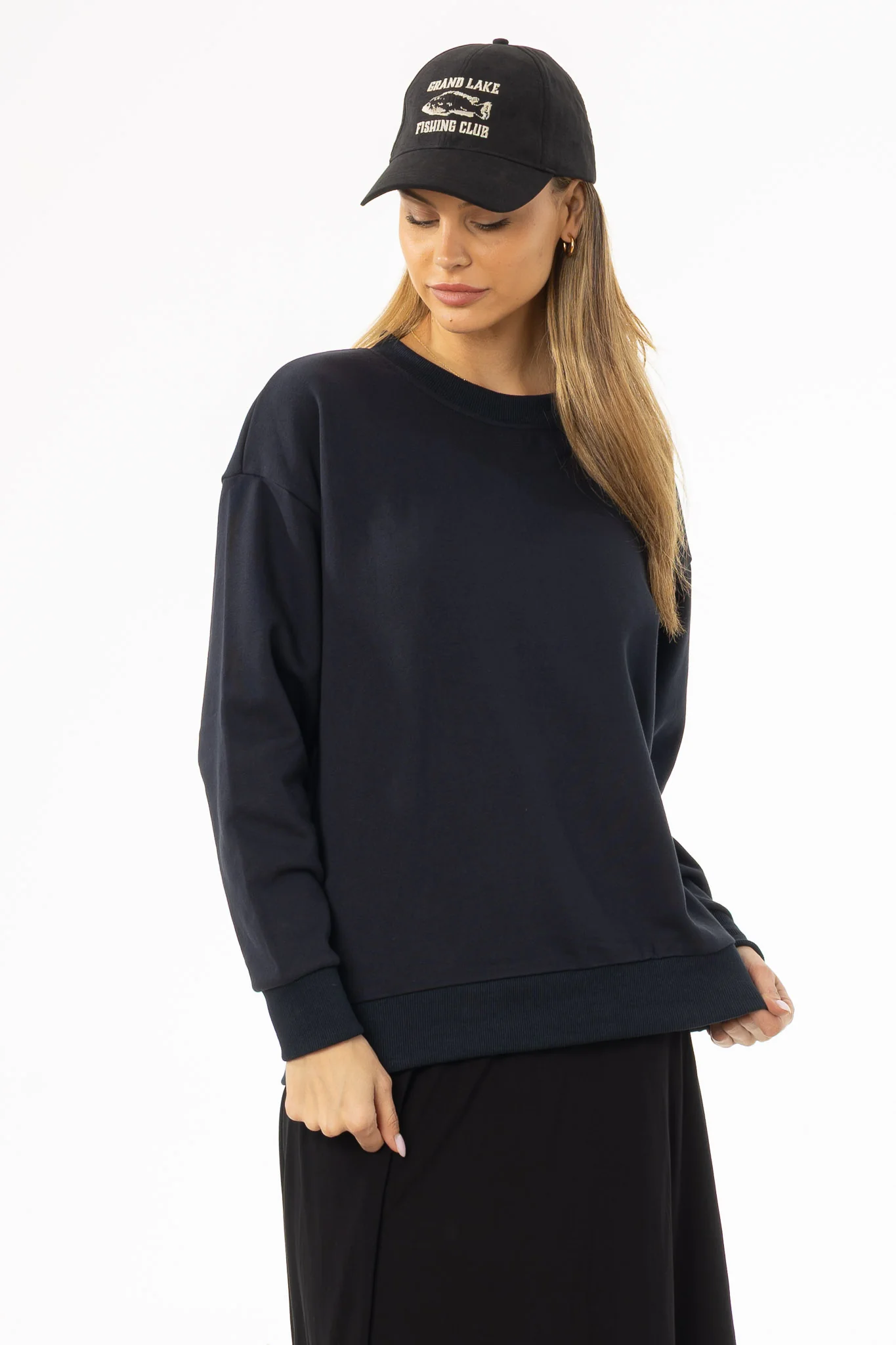Navy Graphic Sweatshirt - Image 2