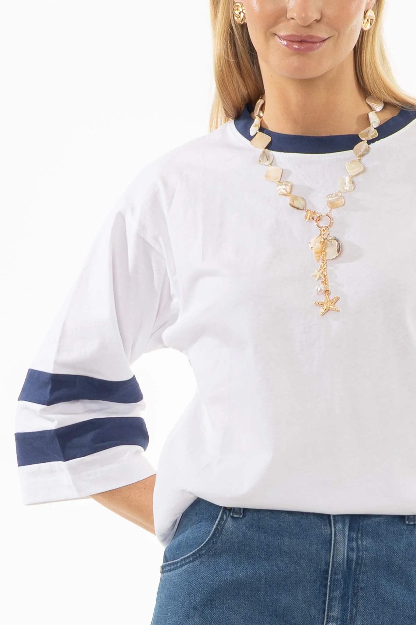 Navy Varsity T-Shirt - Image 2