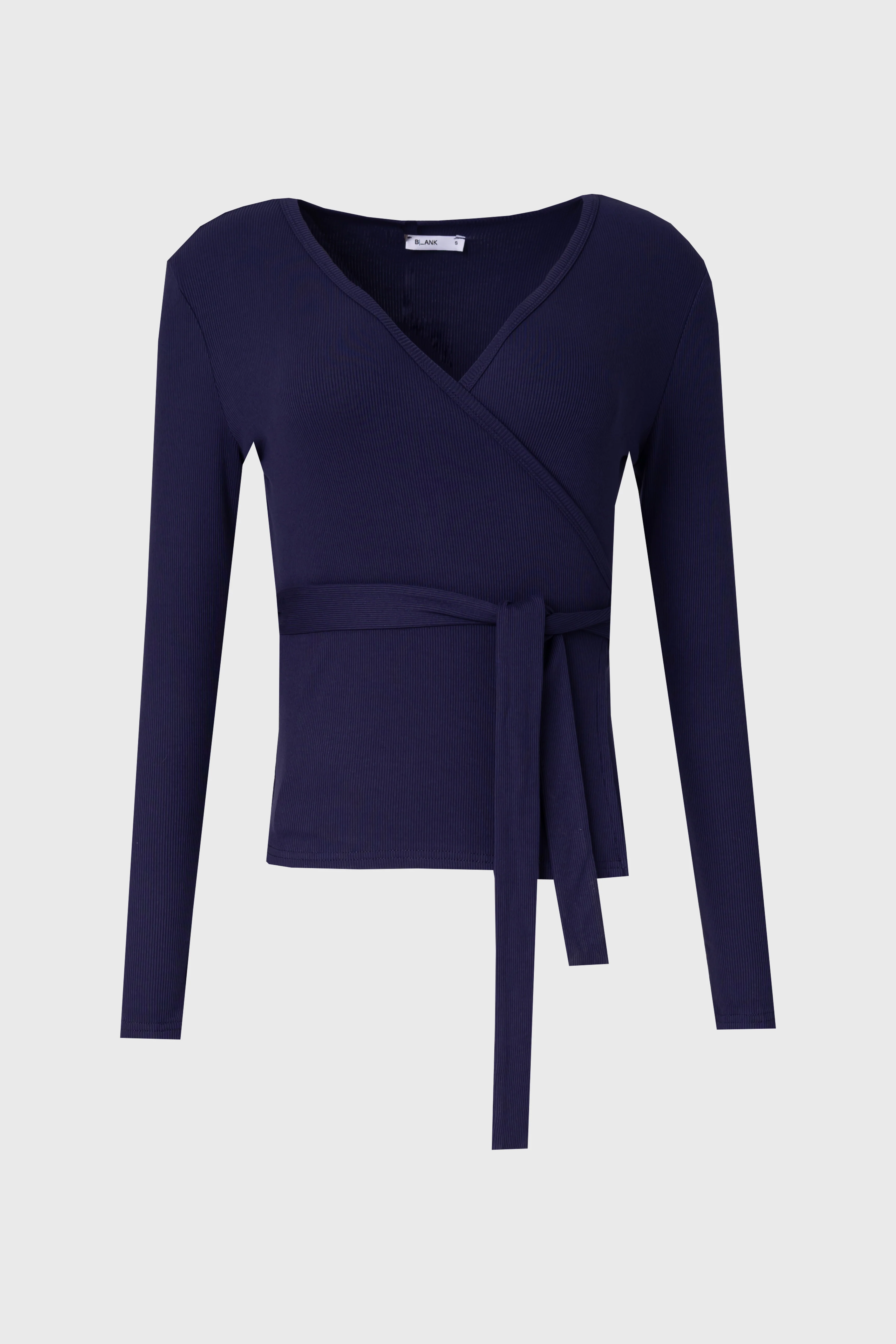 Navy Wrap T-Shirt - Image 4