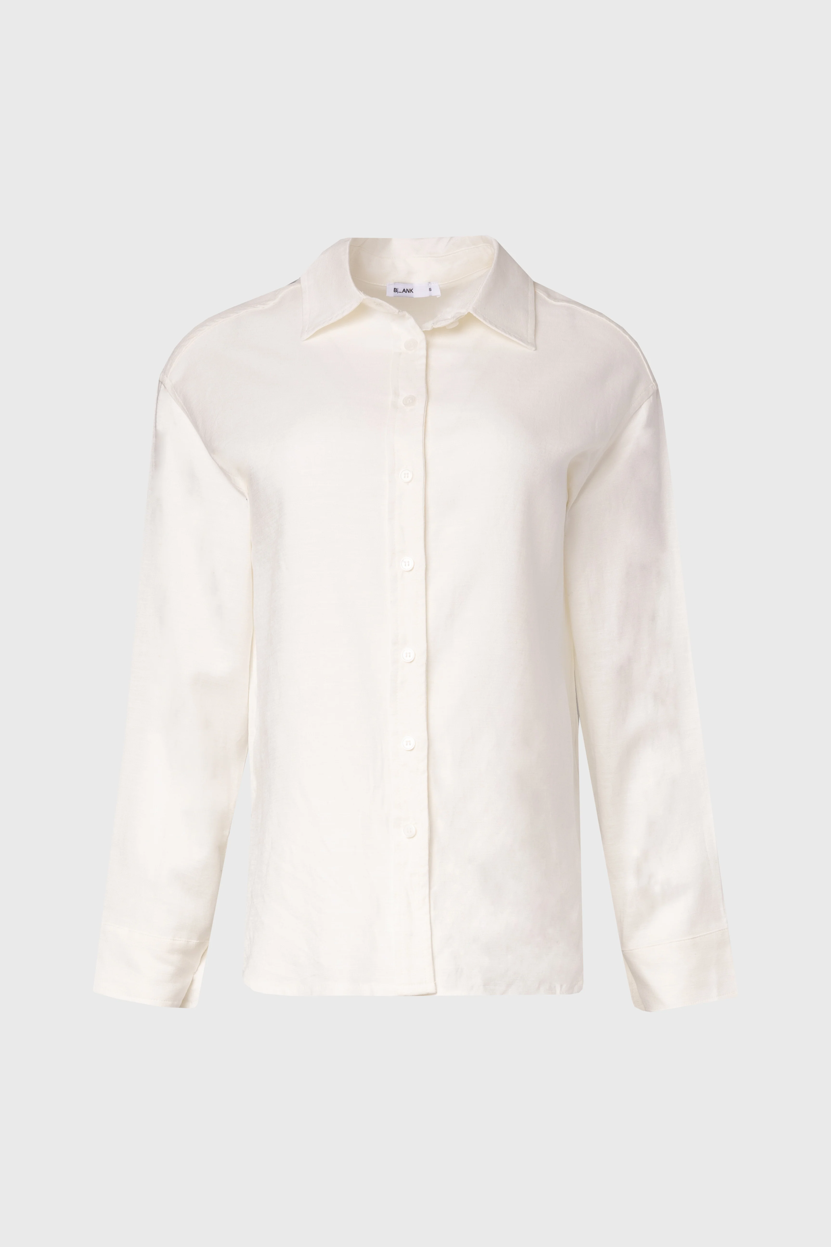 Off White Linen Blouse - Image 4