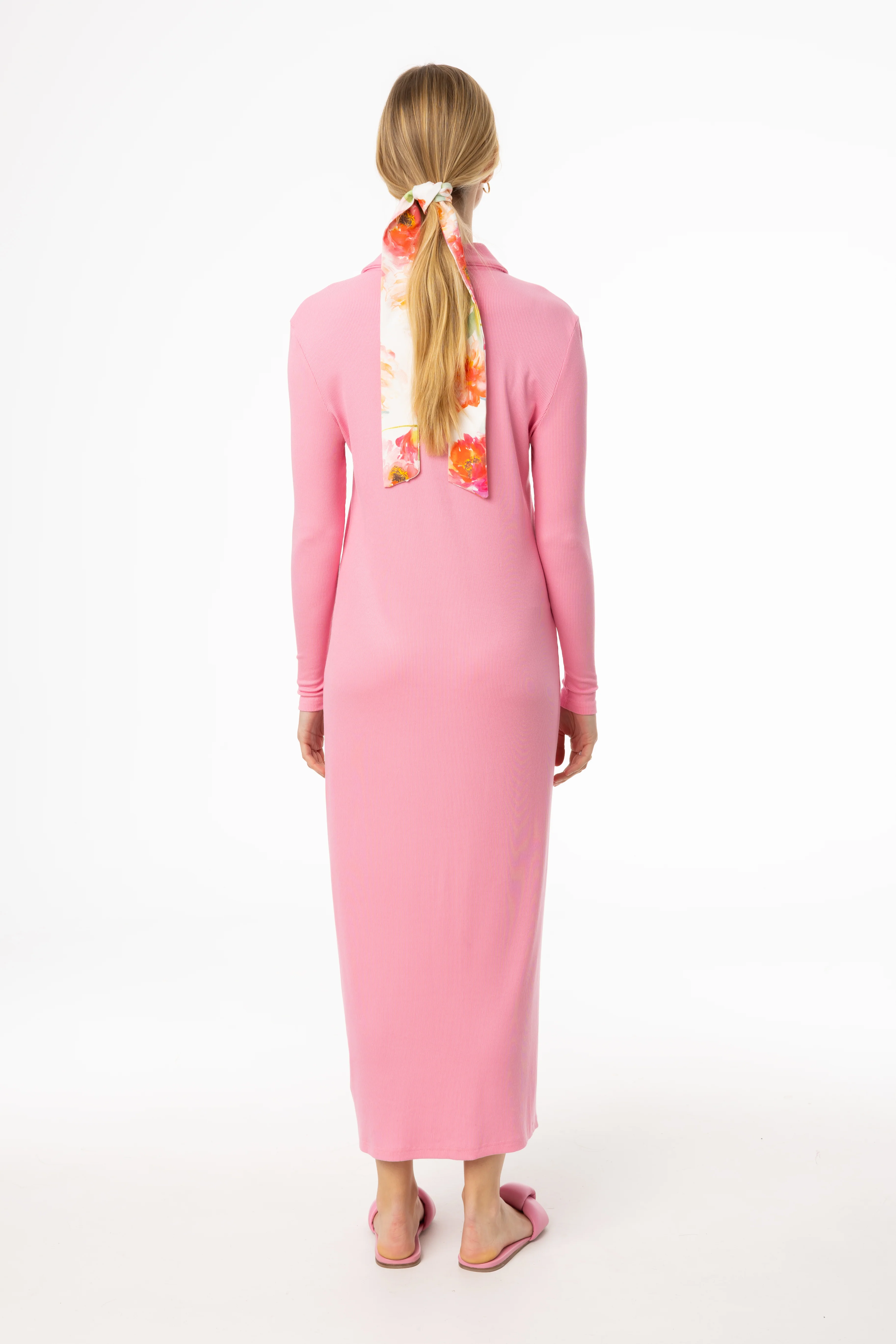 Pink Cardi Maxi Dress - Image 3