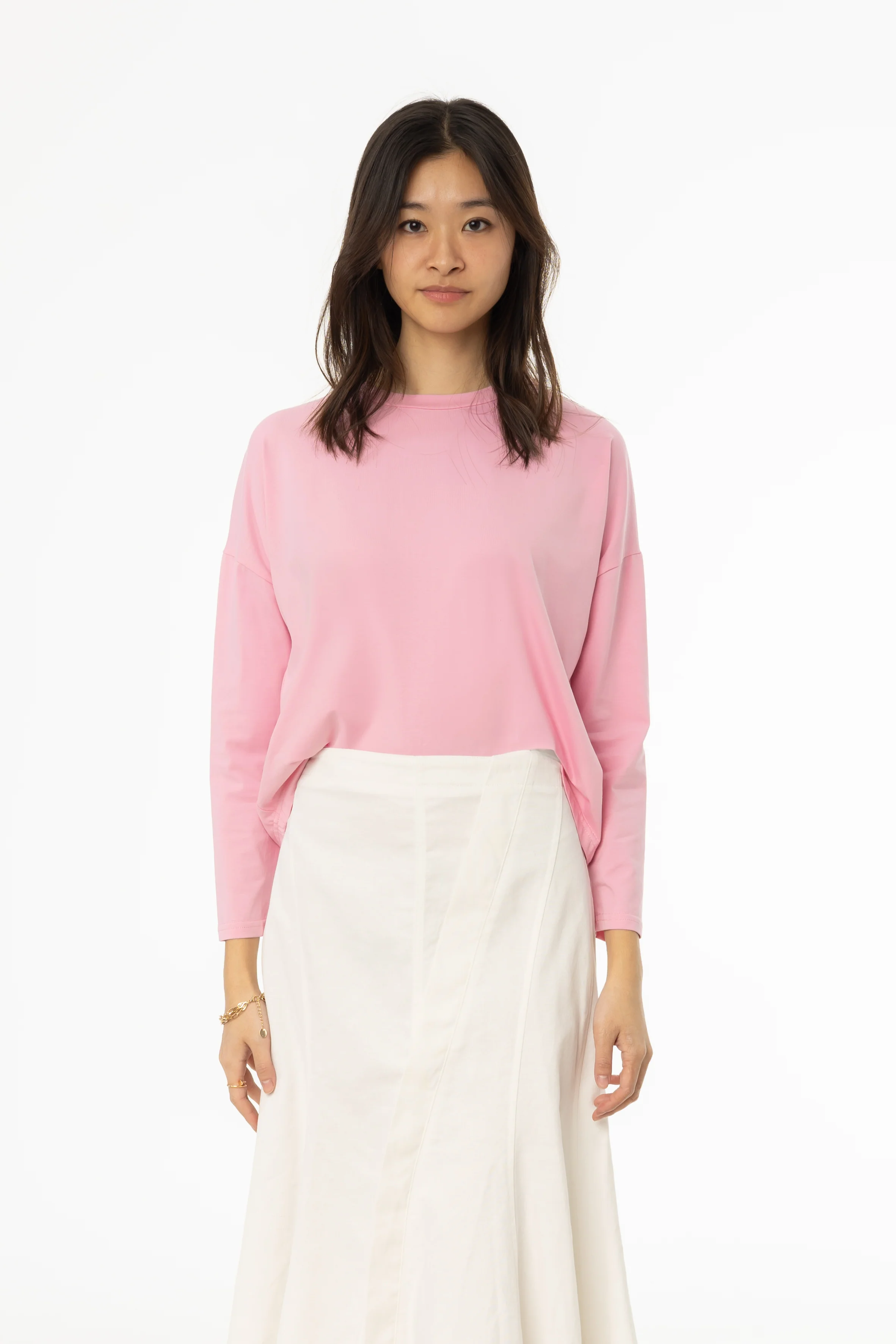 Pink Dolman Long Sleeve T-Shirt - Image 4