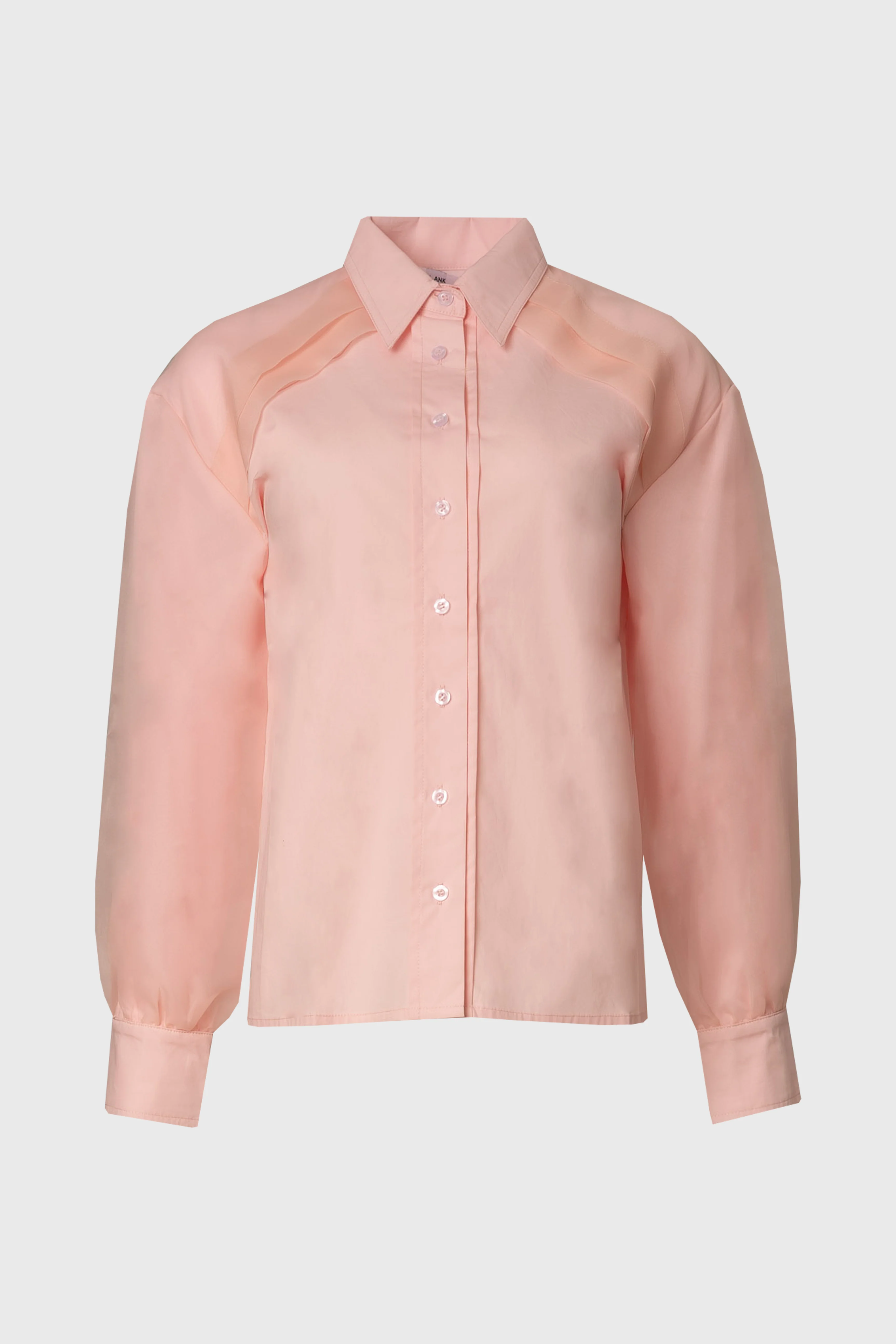 Pink Organza Cotton Blouse - Image 6