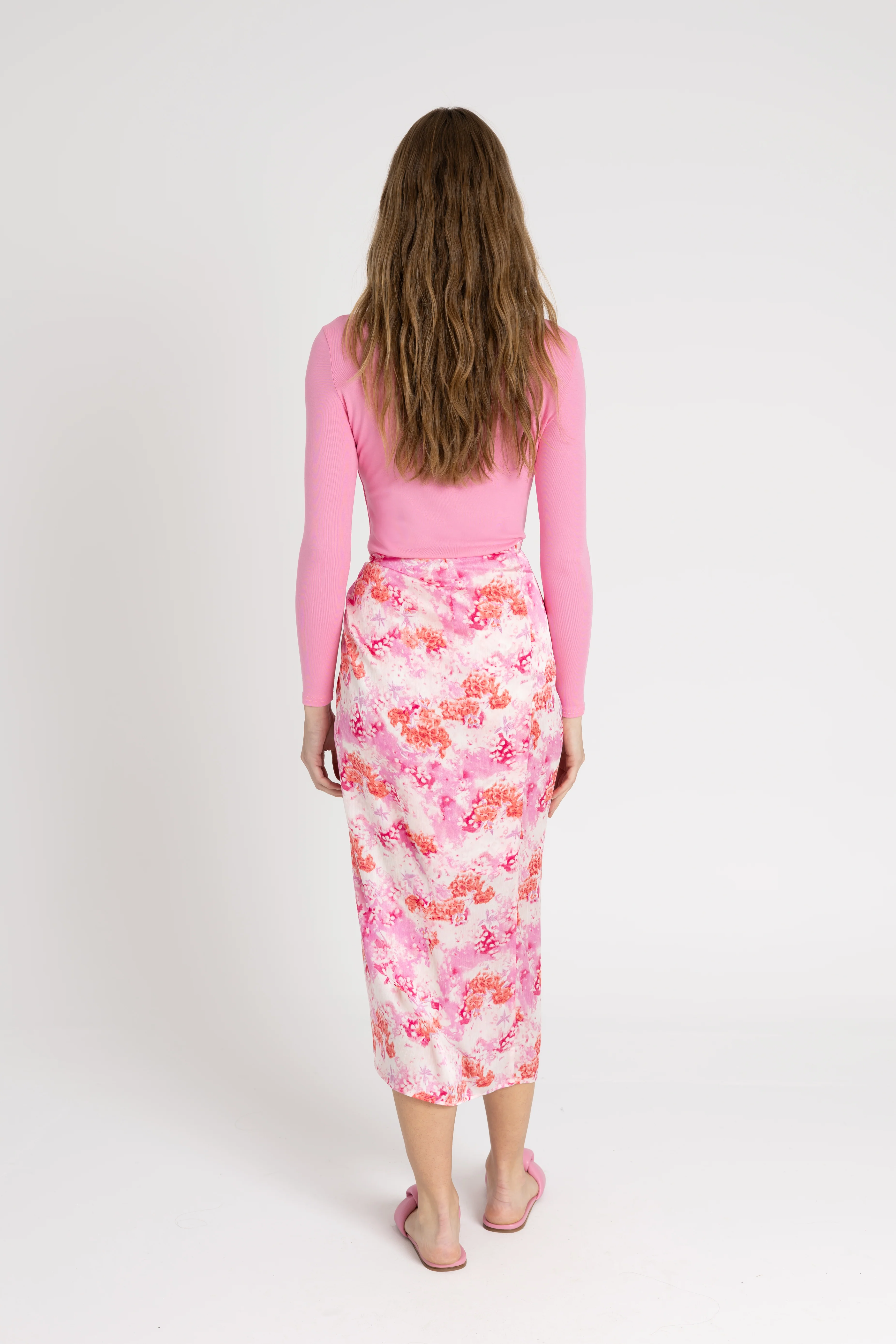 Pink Printed Sarong - Image 3