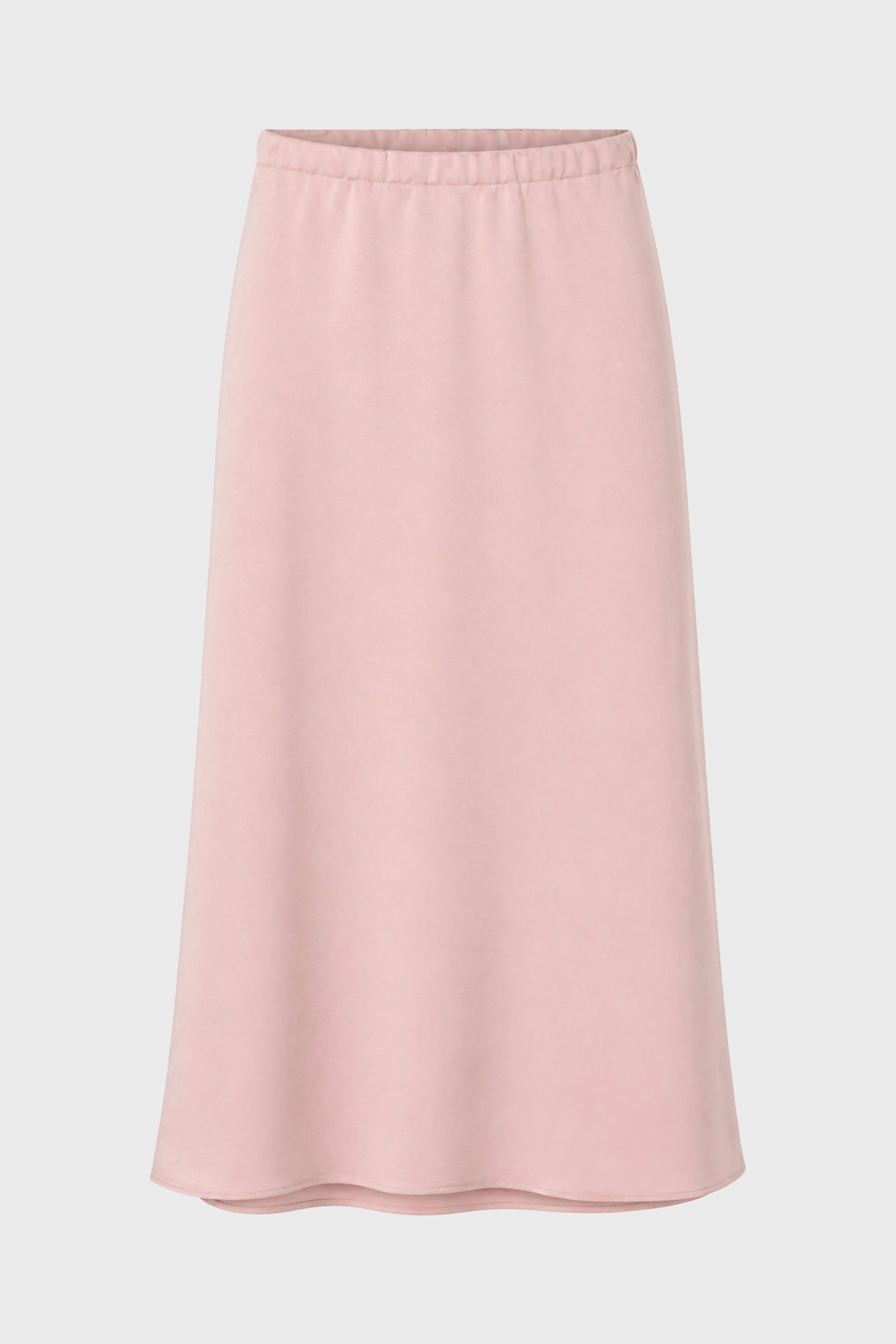 Pink Silk Feel Flare Maxi Skirt - Image 6