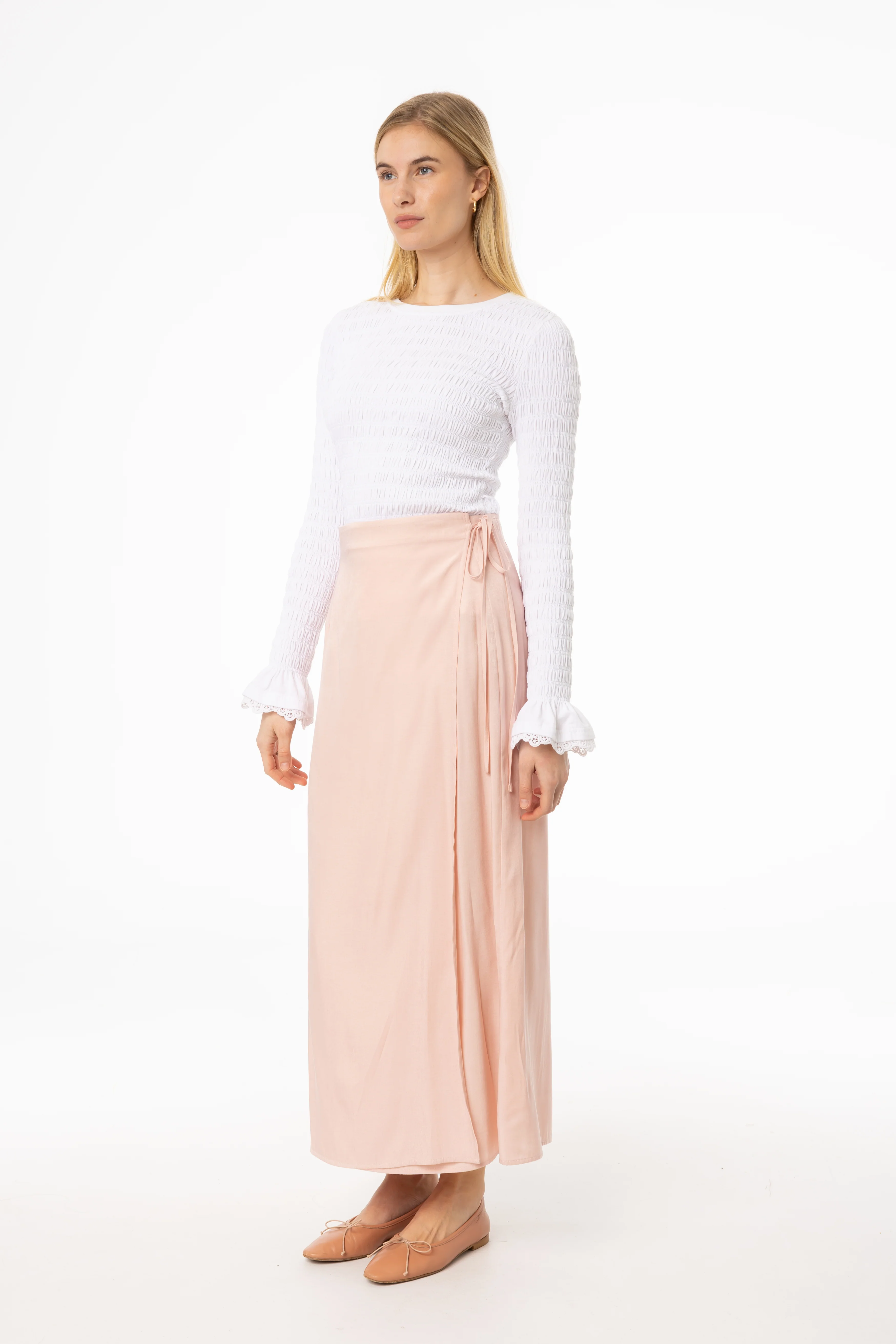 Pink Wrap Skirt - Image 2