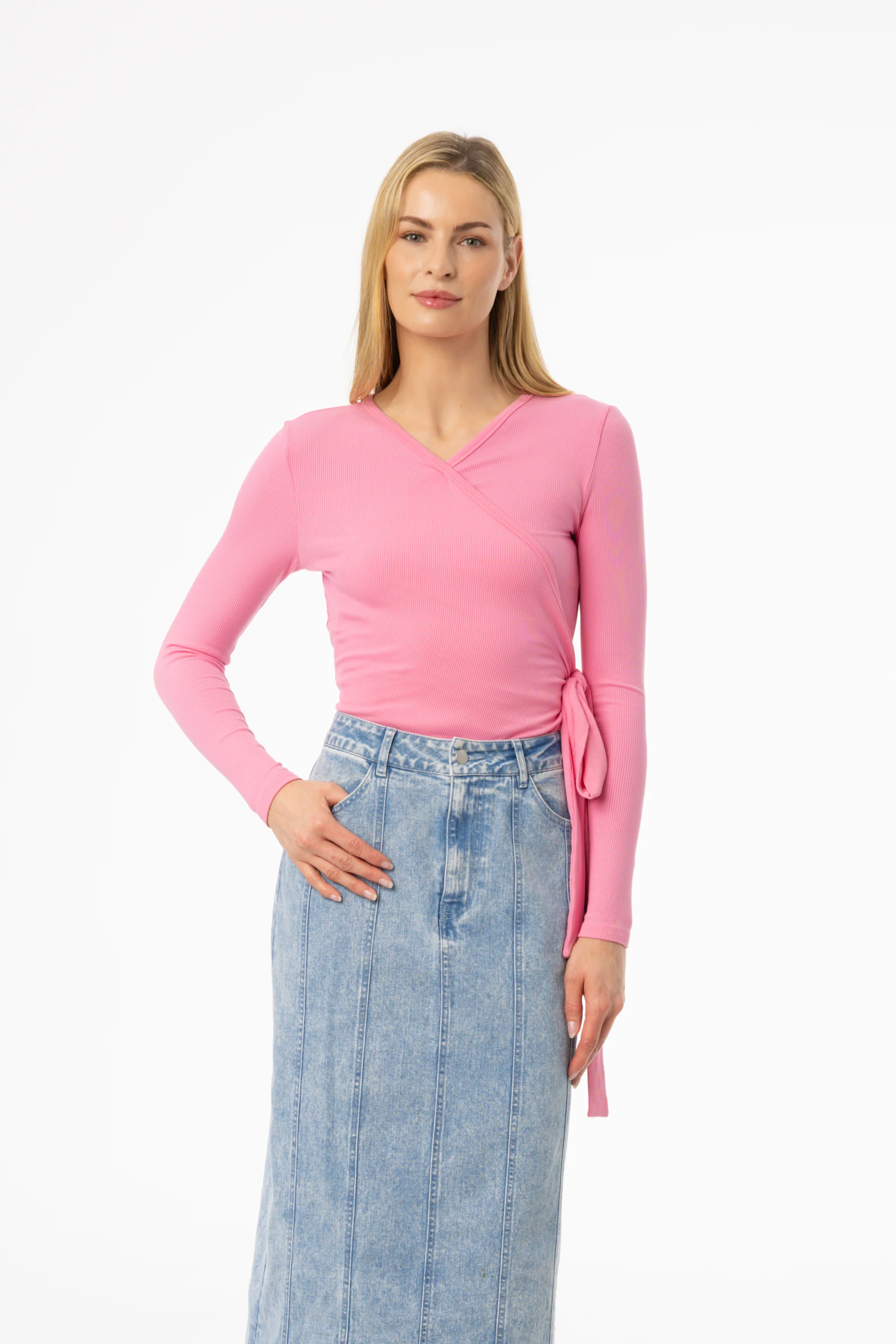 Pink Wrap T-Shirt