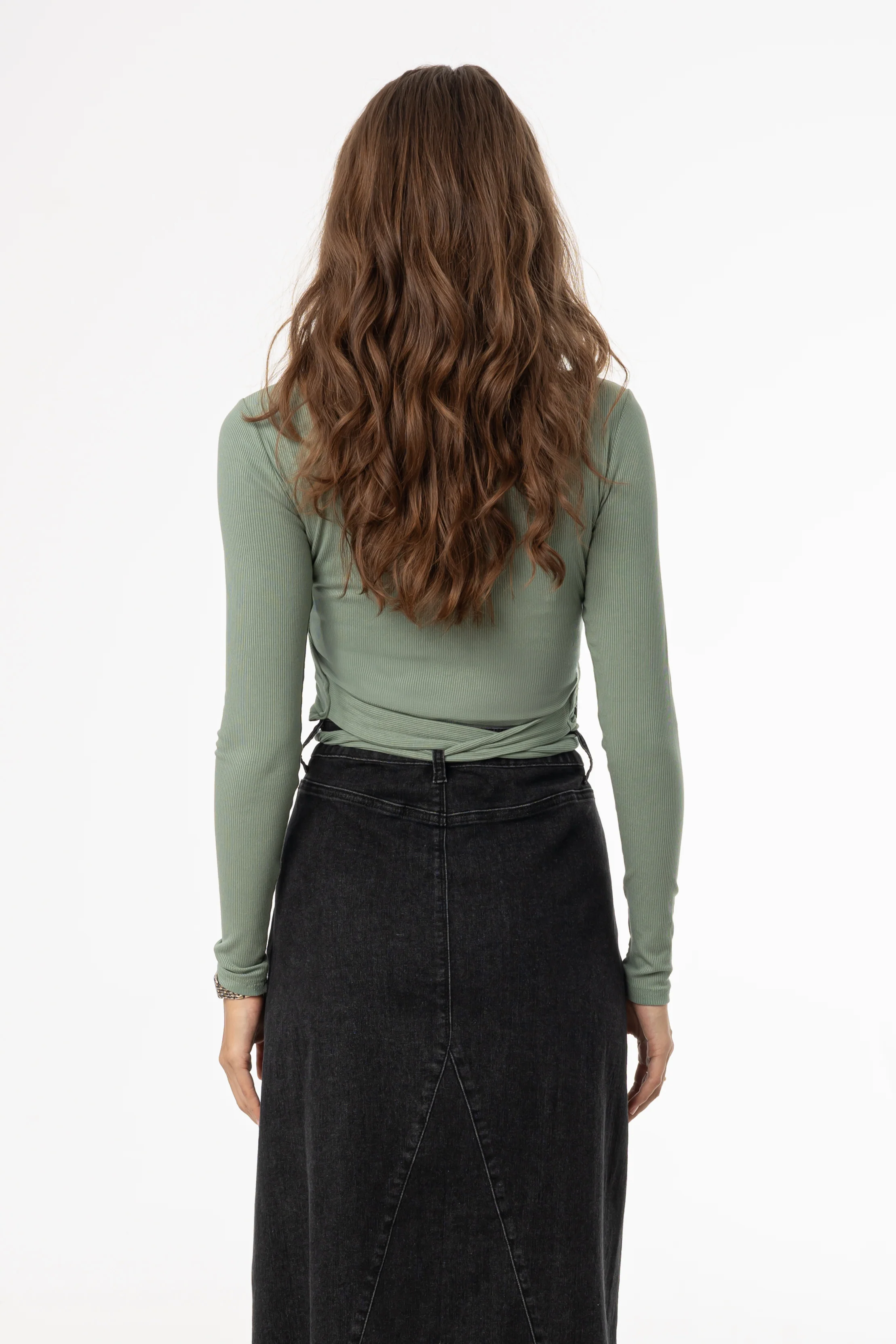 Seafoam Wrap T-Shirt - Image 3