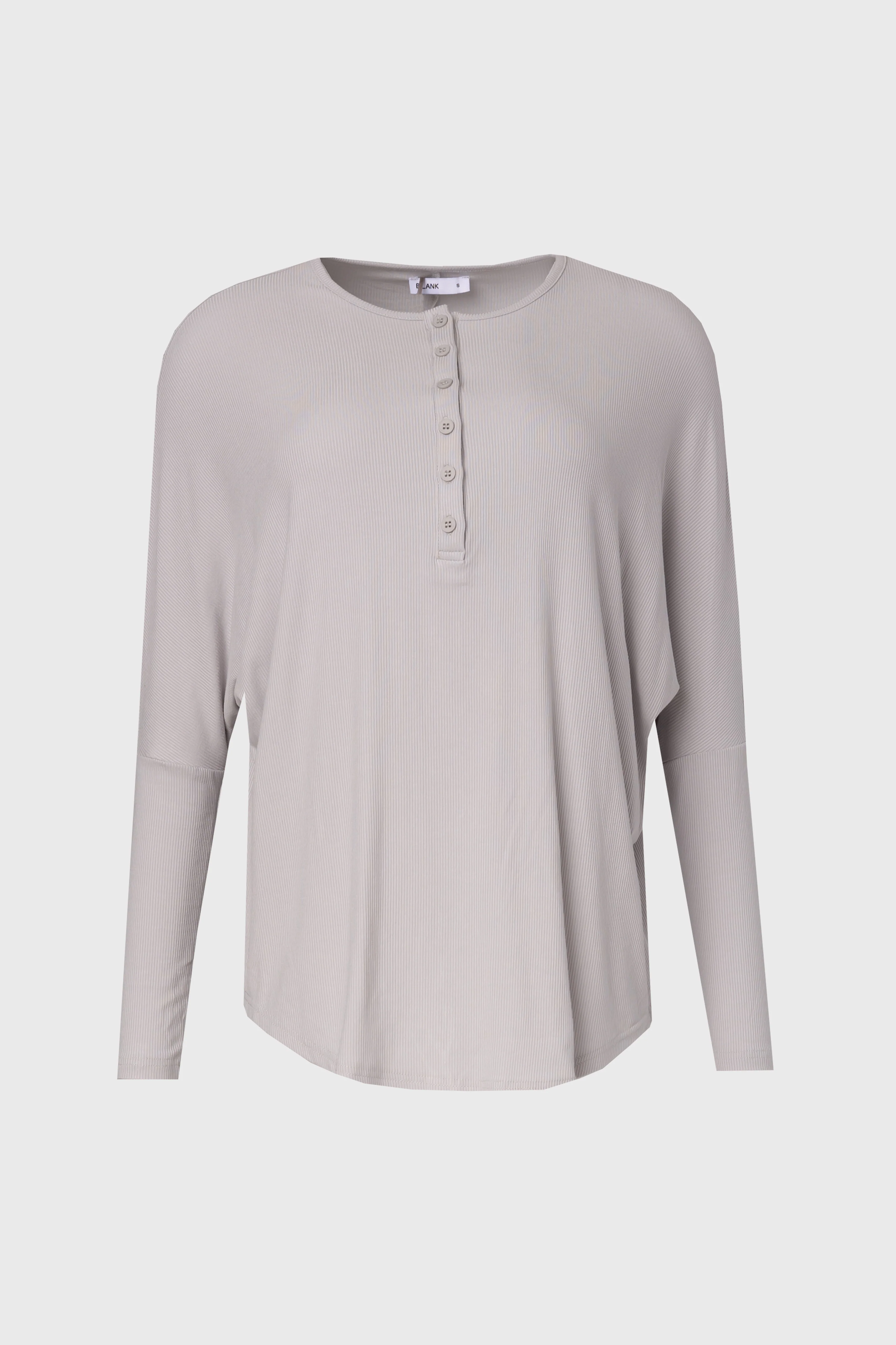 Slate Henley Dolman T-Shirt - Image 5