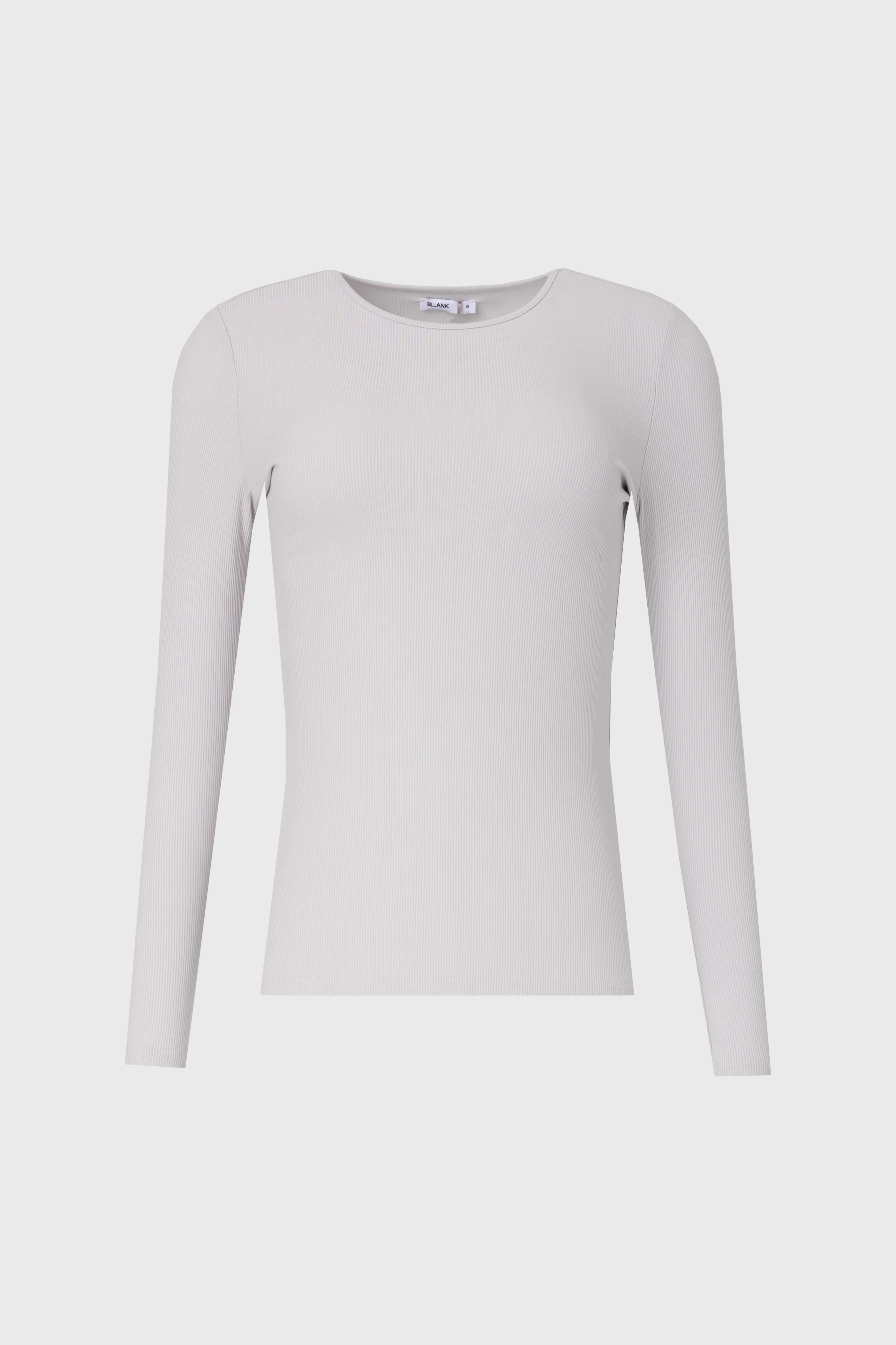 Slate Long Sleeve Ribbed Tee - Image 5