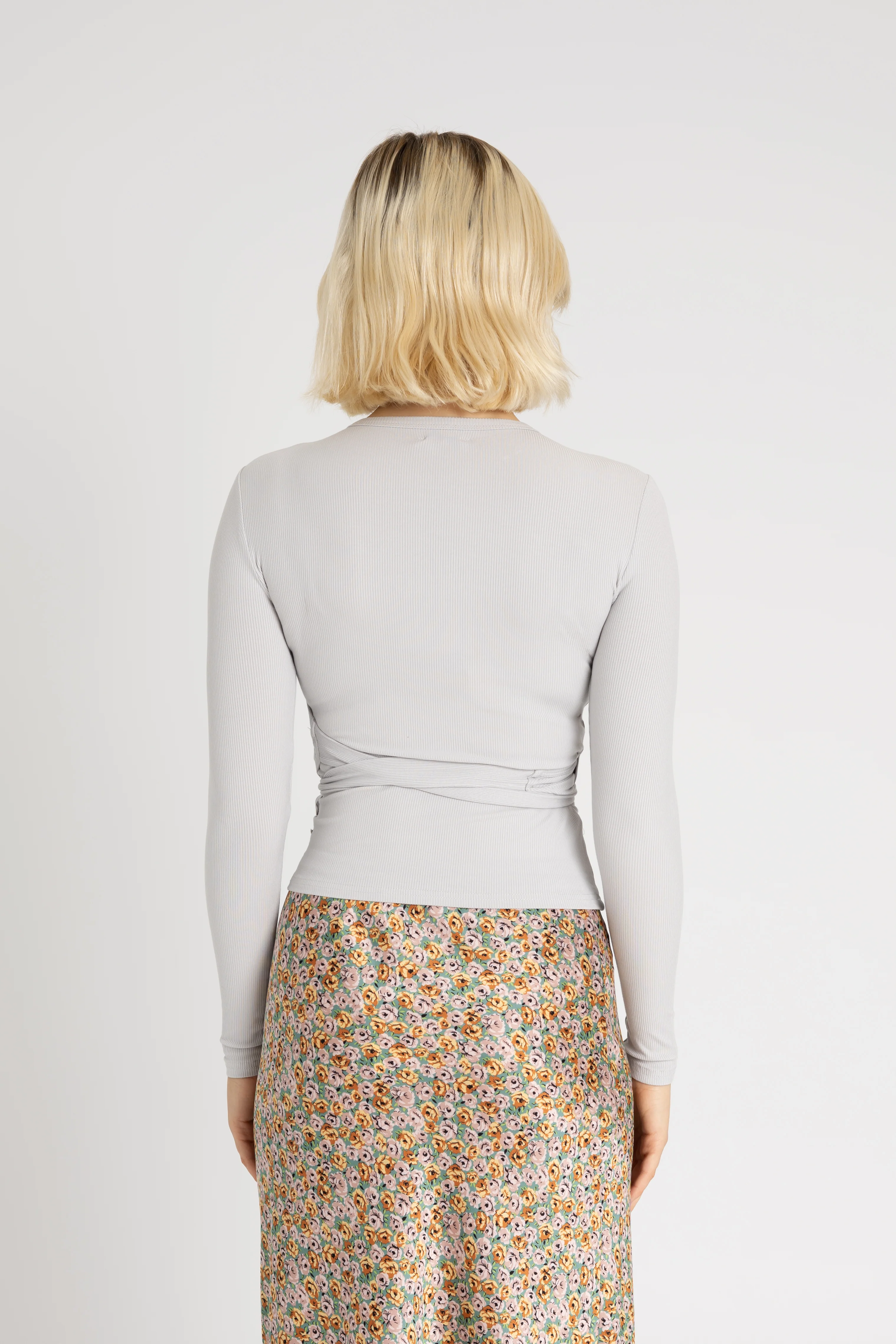 Slate Wrap T-Shirt - Image 3